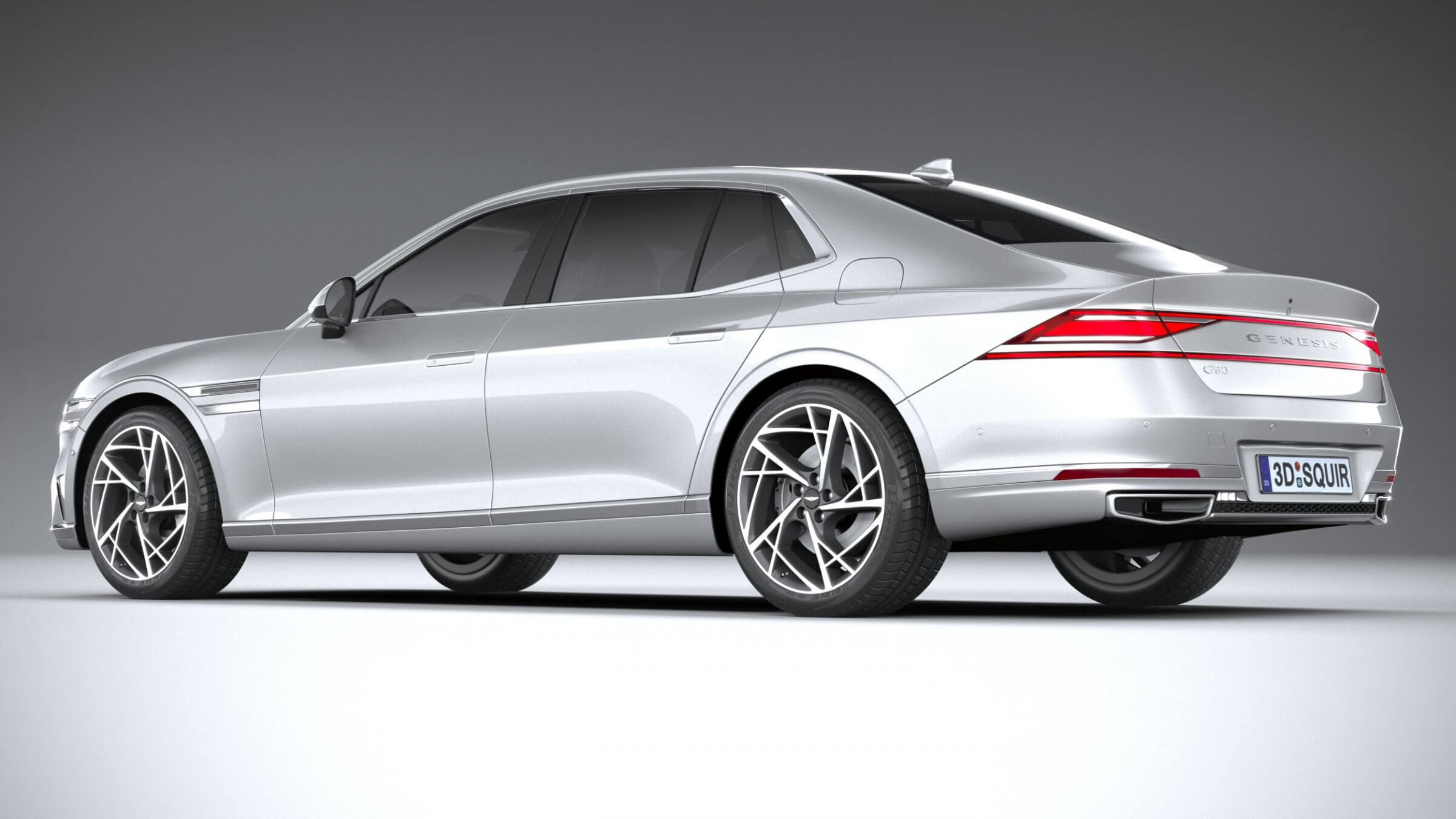 Genesis G90 2023 - 3D Model by SQUIR