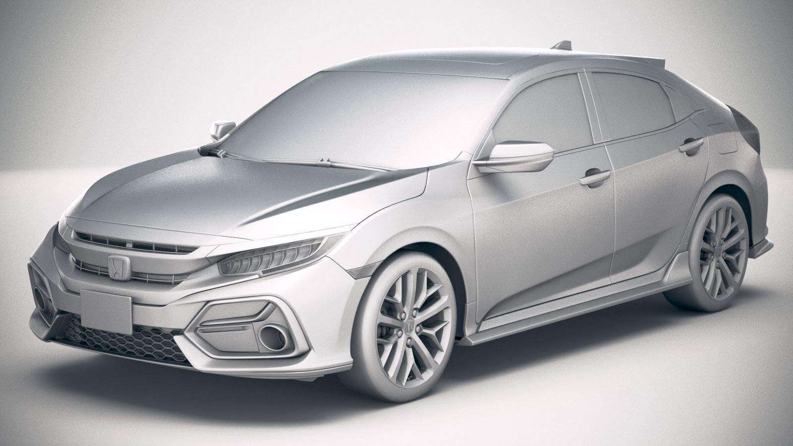 Honda Civic Hatchback 2020 3D Model by SQUIR