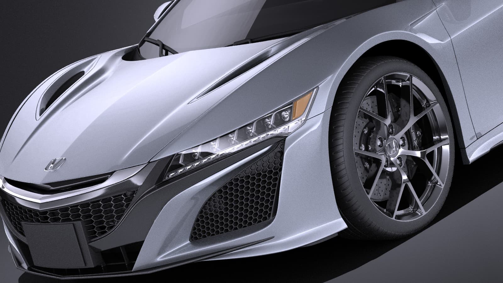 Honda NSX 2017 - 3D Model by SQUIR