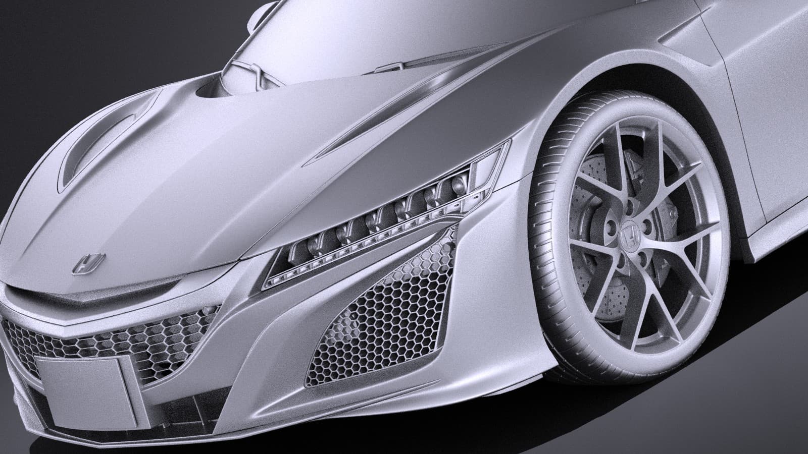Honda NSX 2017 - 3D Model by SQUIR