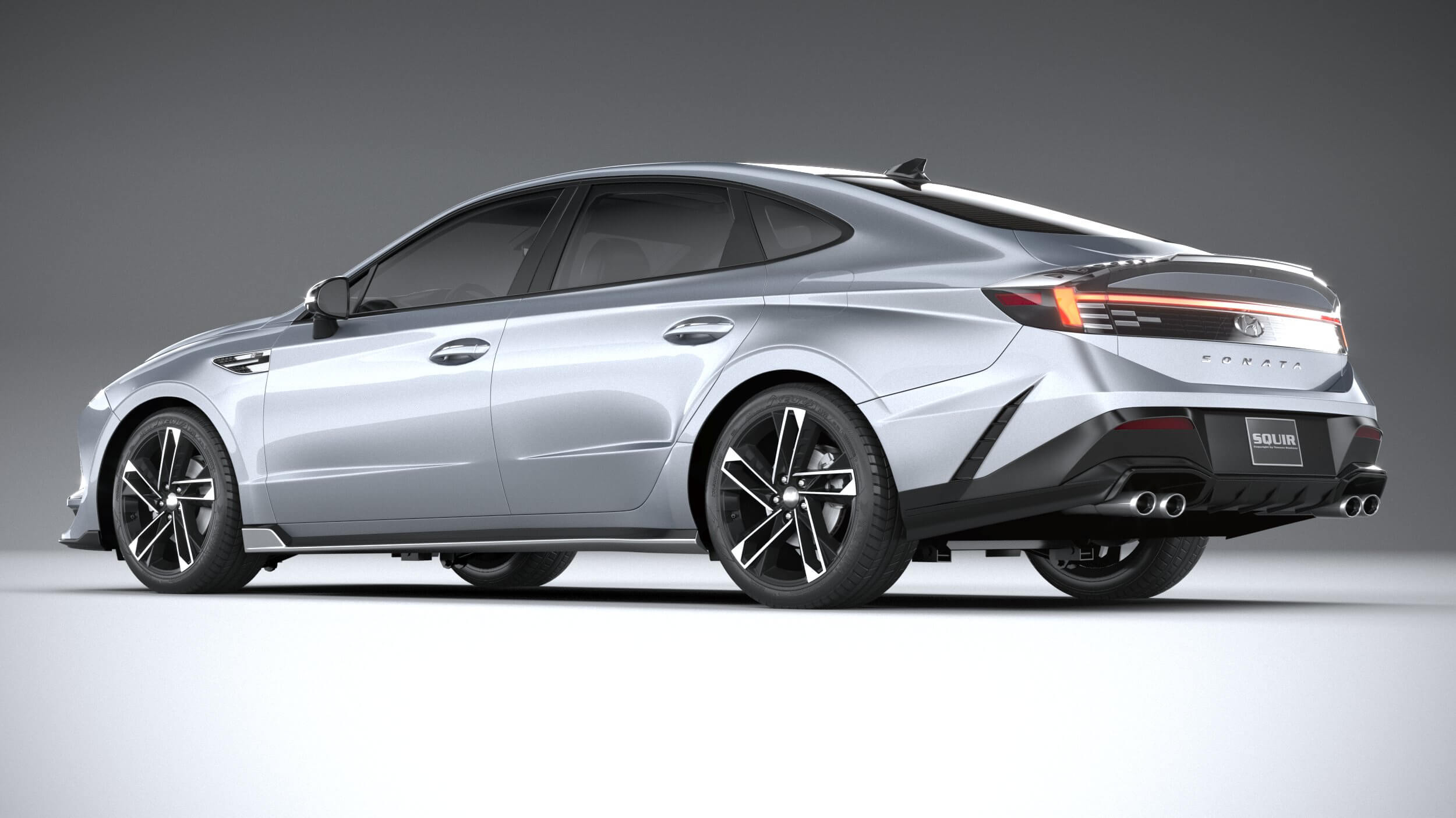 Hyundai Sonata N-Line 2024 3D Model by SQUIR