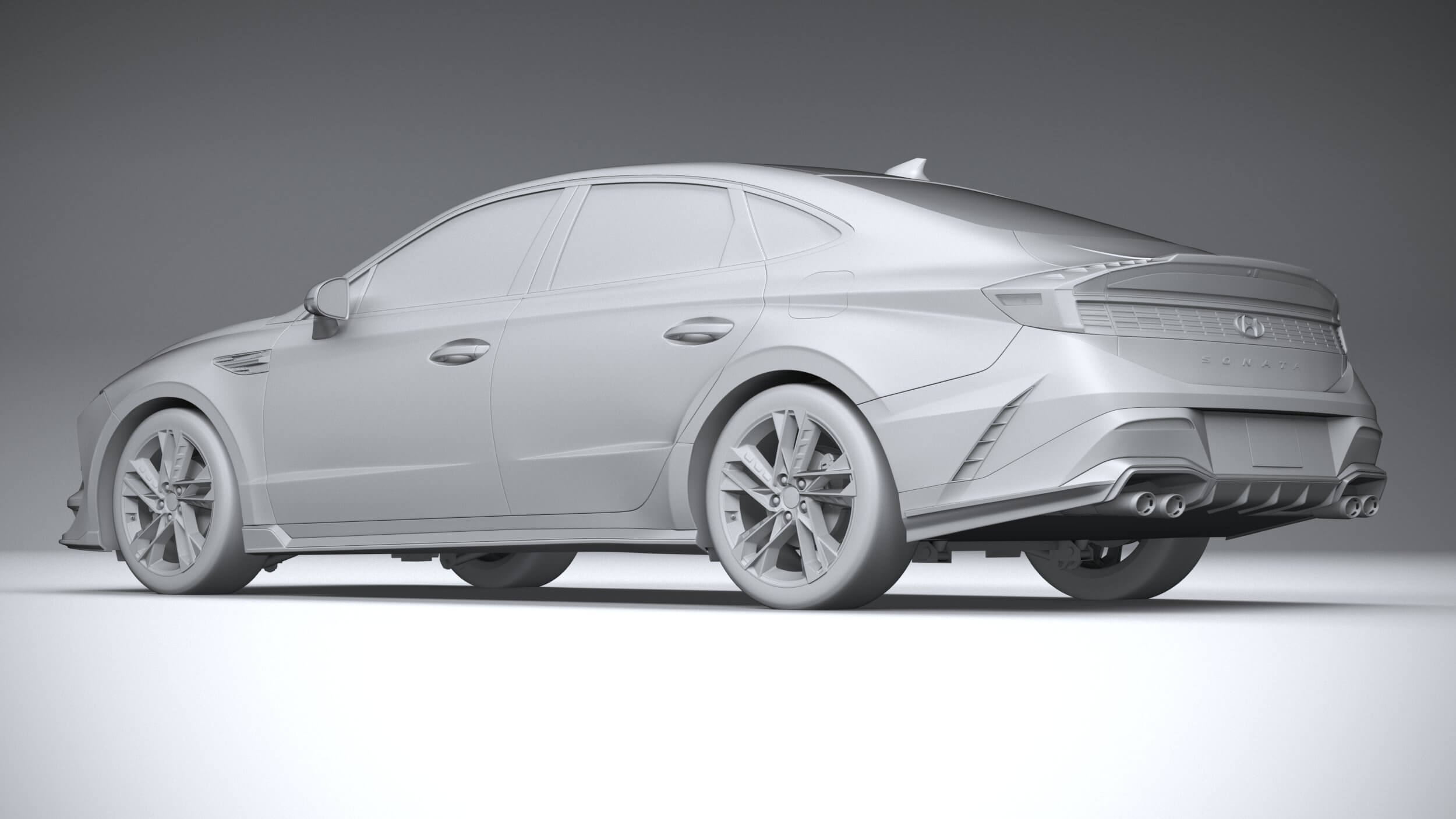 Hyundai Sonata NLine 2024 3D Model by SQUIR
