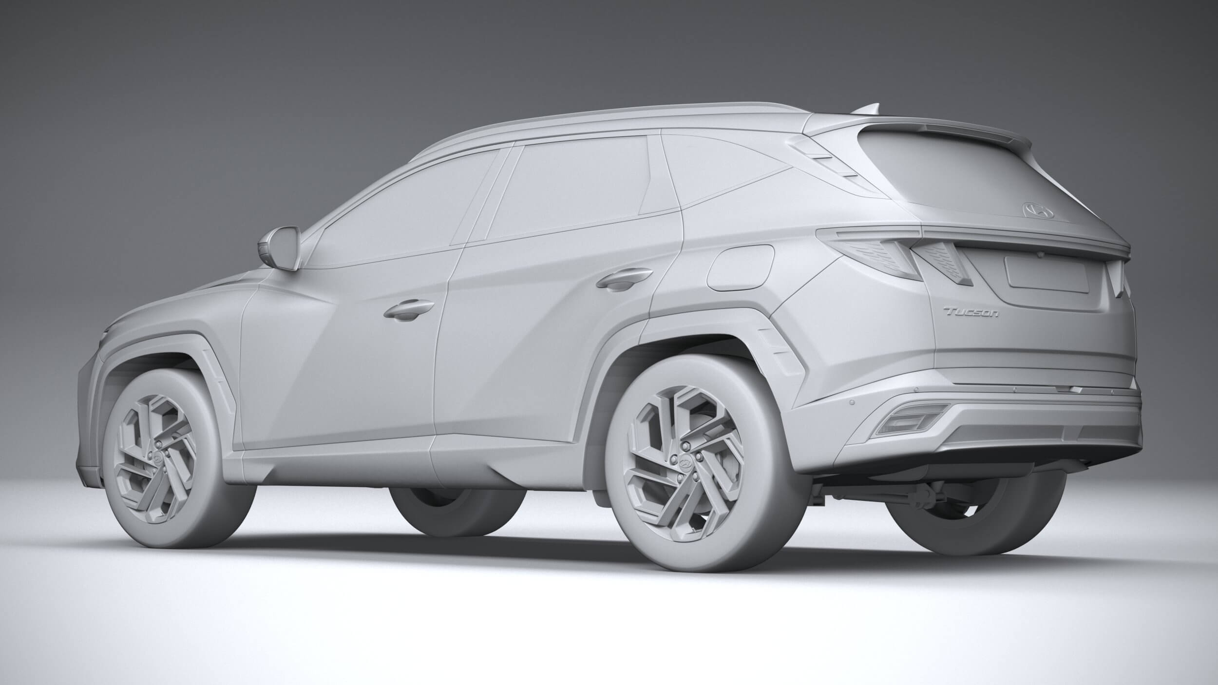 Hyundai Tucson 2024 - 3D Model by SQUIR