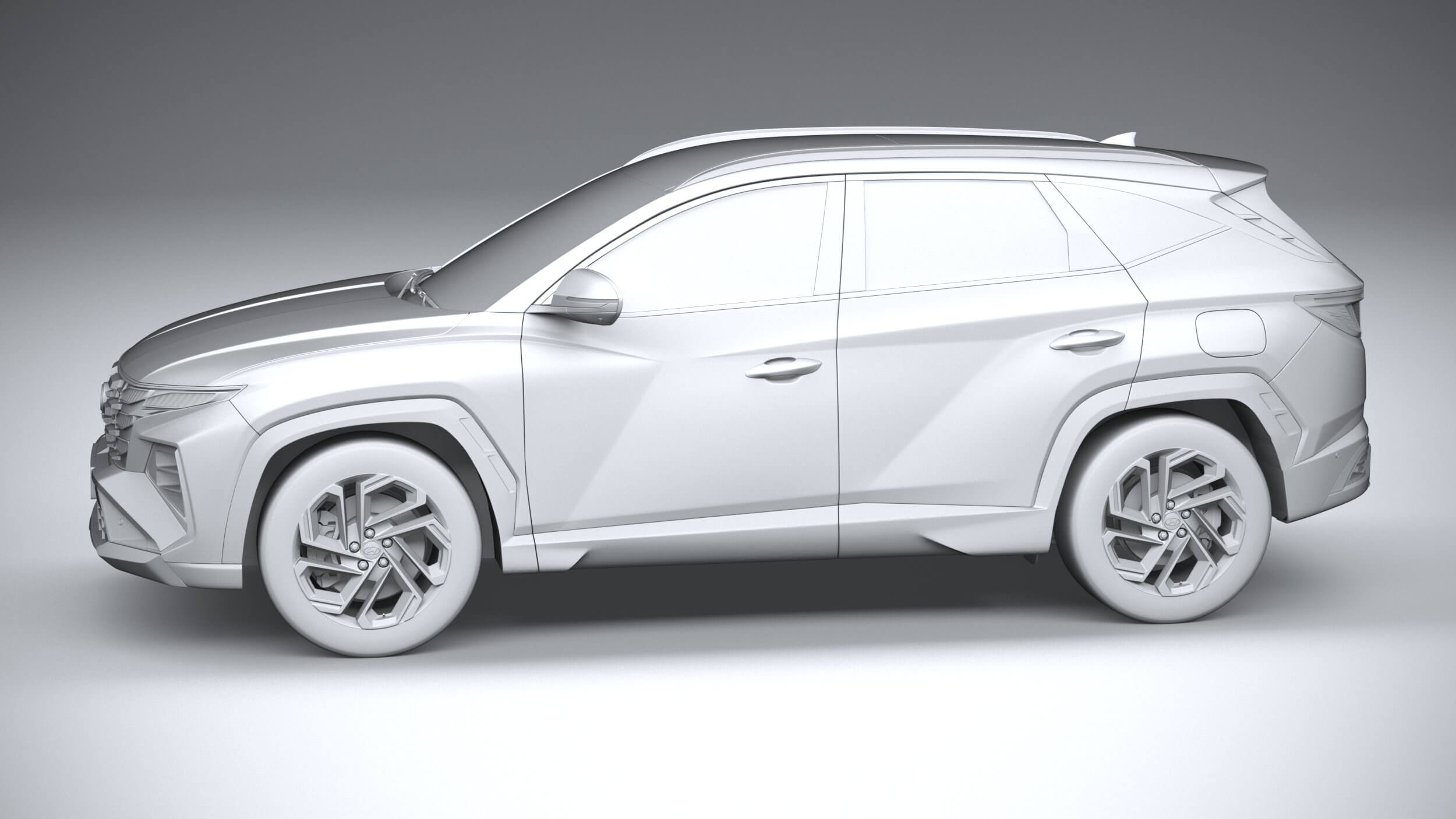 Hyundai Tucson 2024 - 3D Model by SQUIR