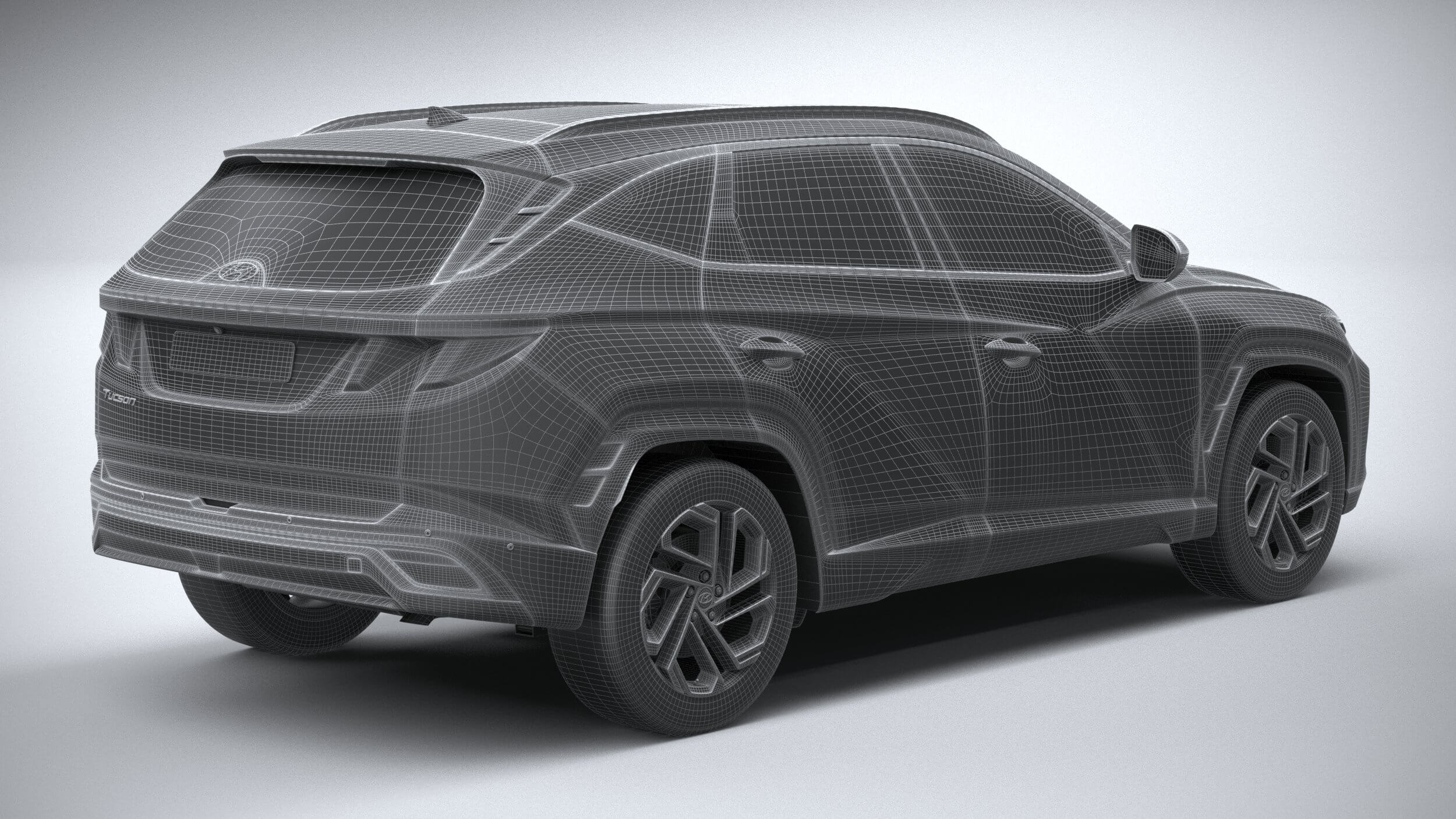 Hyundai Tucson 2024 - 3D Model by SQUIR
