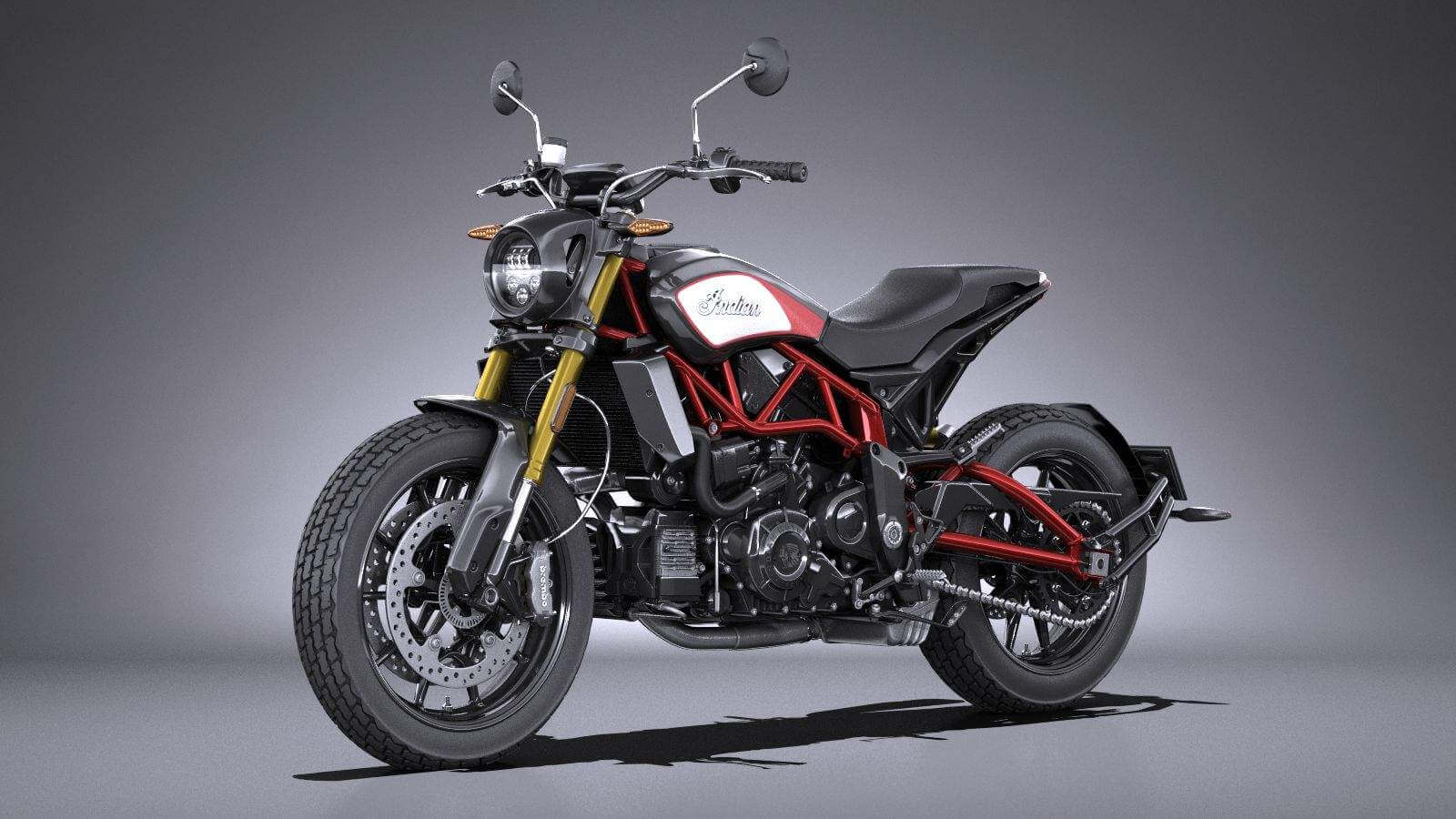 Indian Ftr 1200 S 2019 3d Model