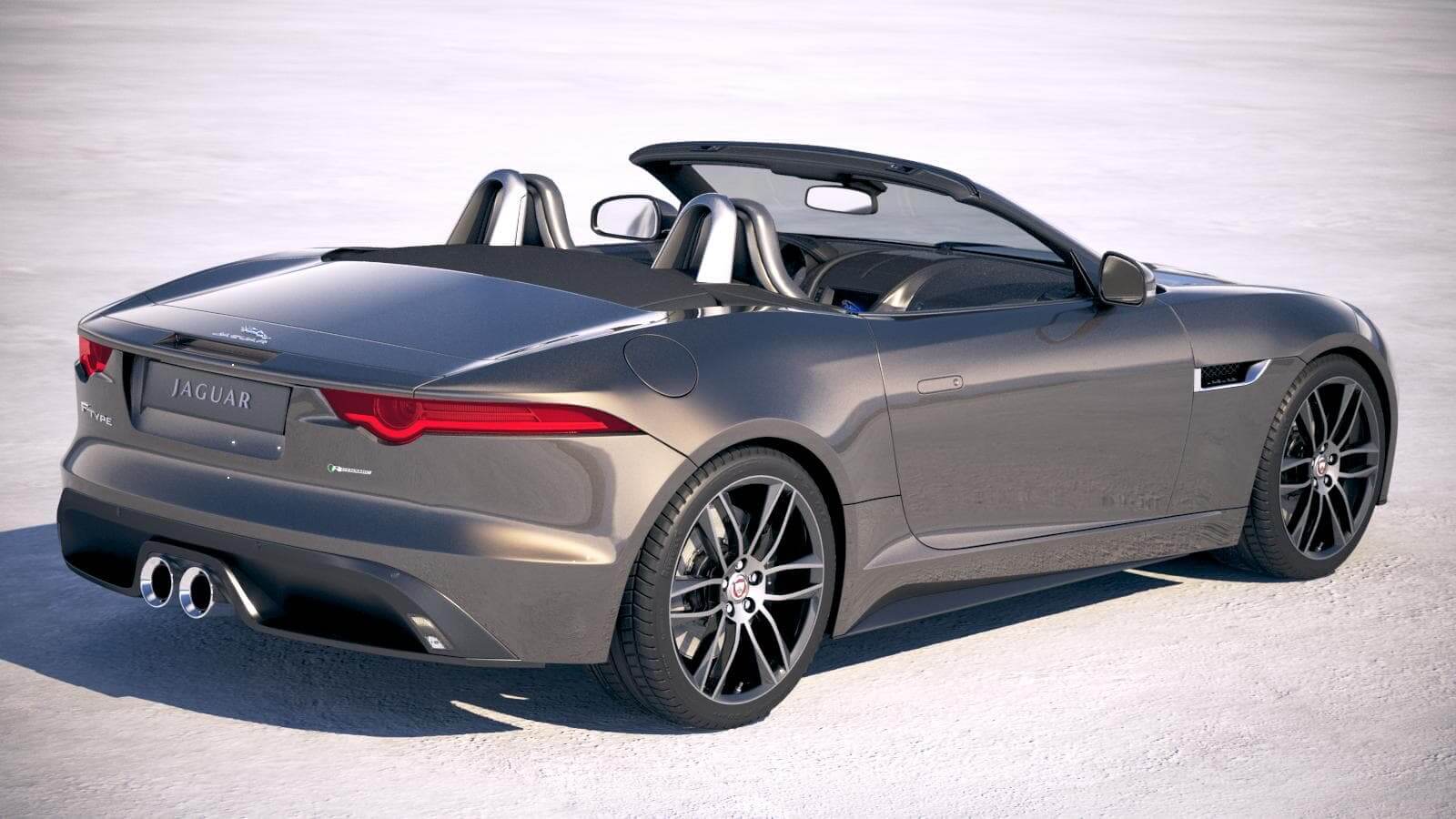 Jaguar F-Type R Dynamic Cabrio 2018 3D Model by SQUIR