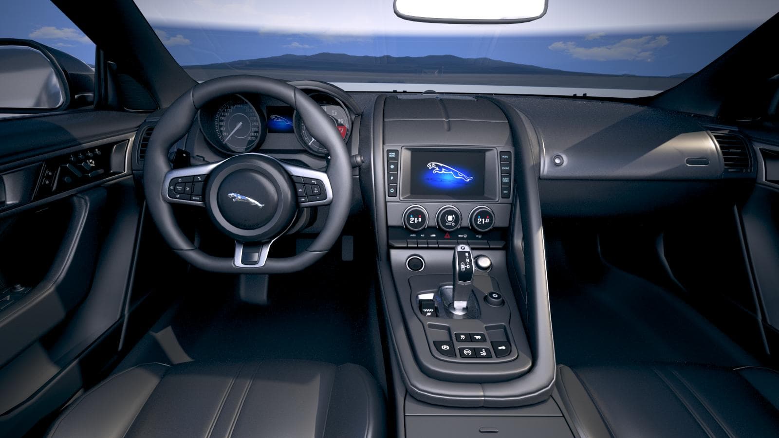 Jaguar F-Type R Dynamic Cabrio 2018 3D Model by SQUIR