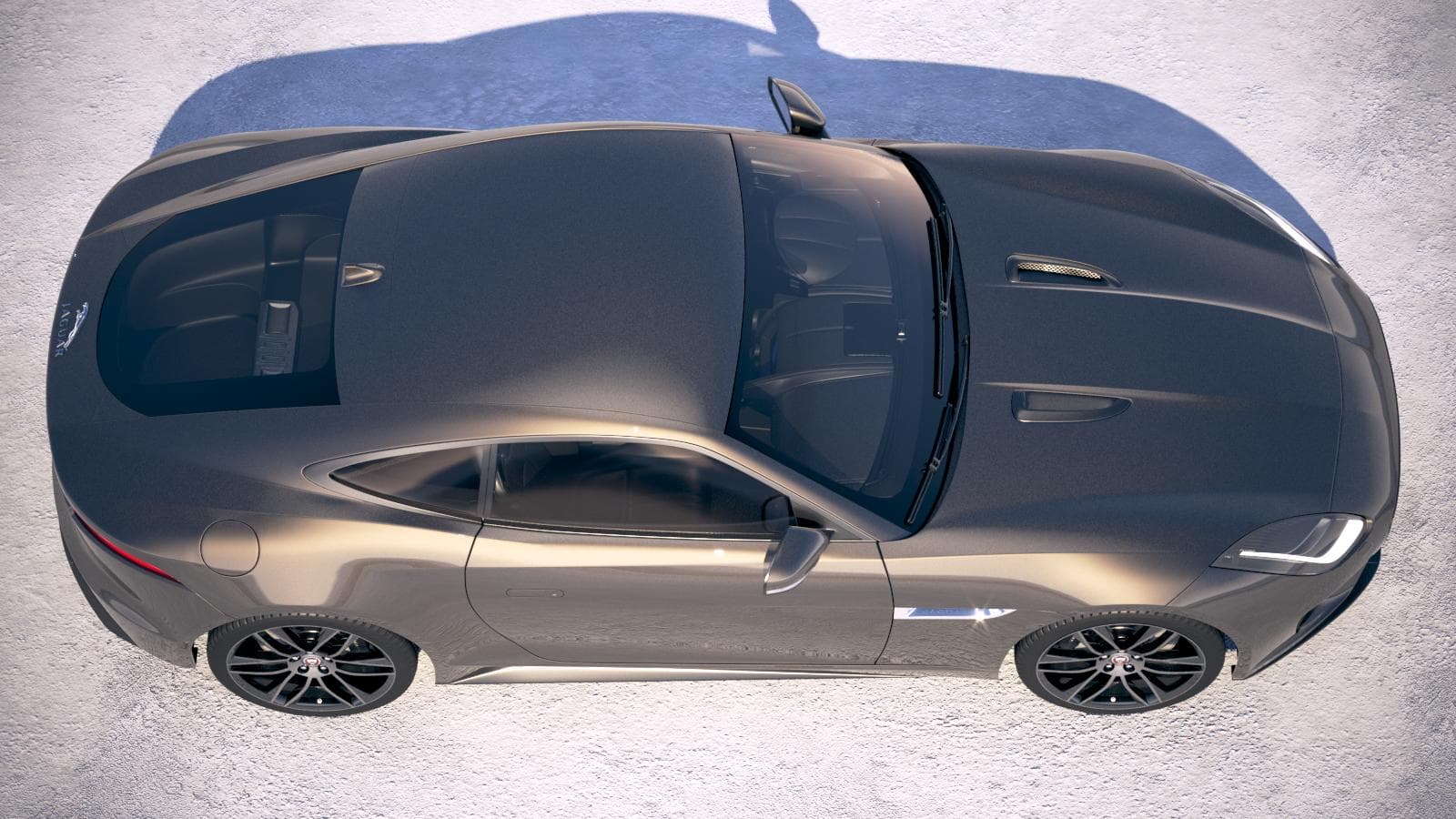 Jaguar F-Type R Dynamic Coupe 2018 3D Model by SQUIR