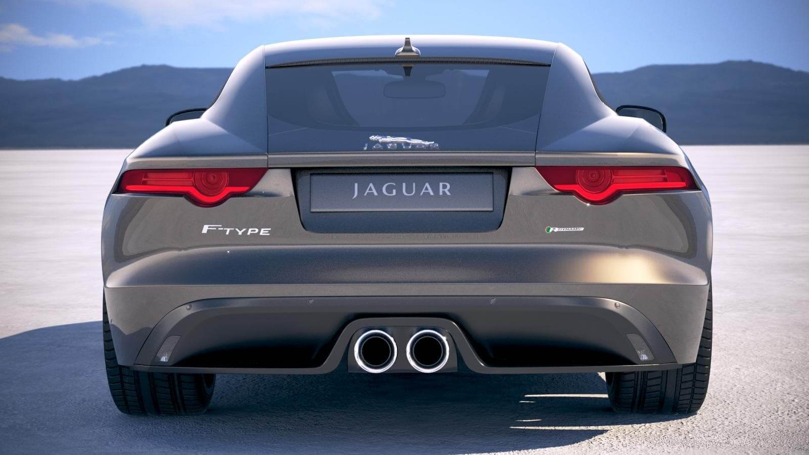 Jaguar F-Type R Dynamic Coupe 2018 3D Model by SQUIR