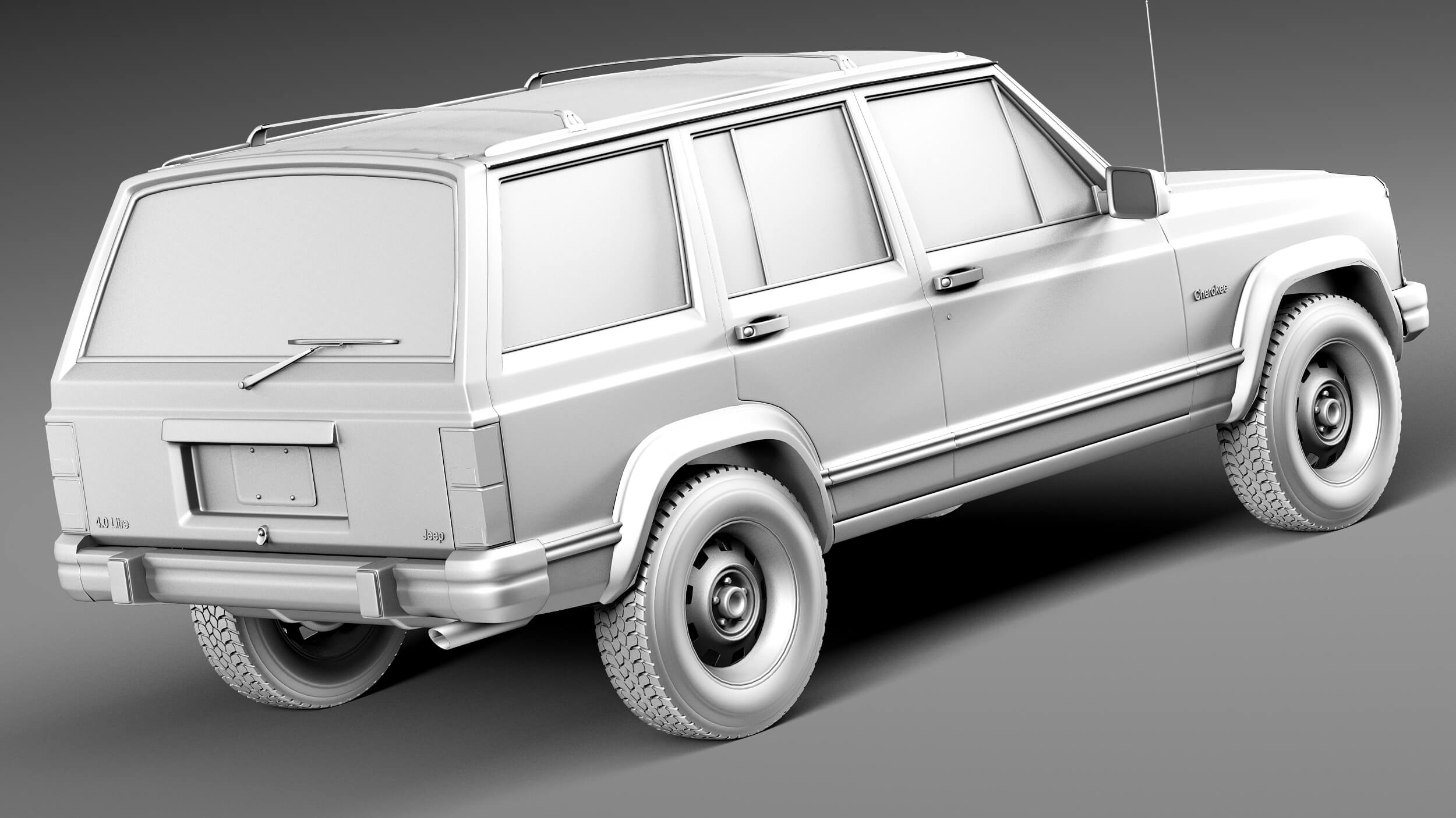 Jeep Cherokee 1984-1996 3D Model by SQUIR