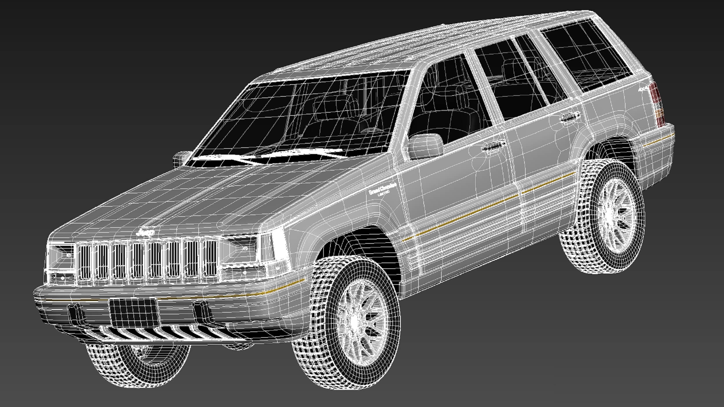 Jeep Grand Cherokee 19931995 3D Model by SQUIR