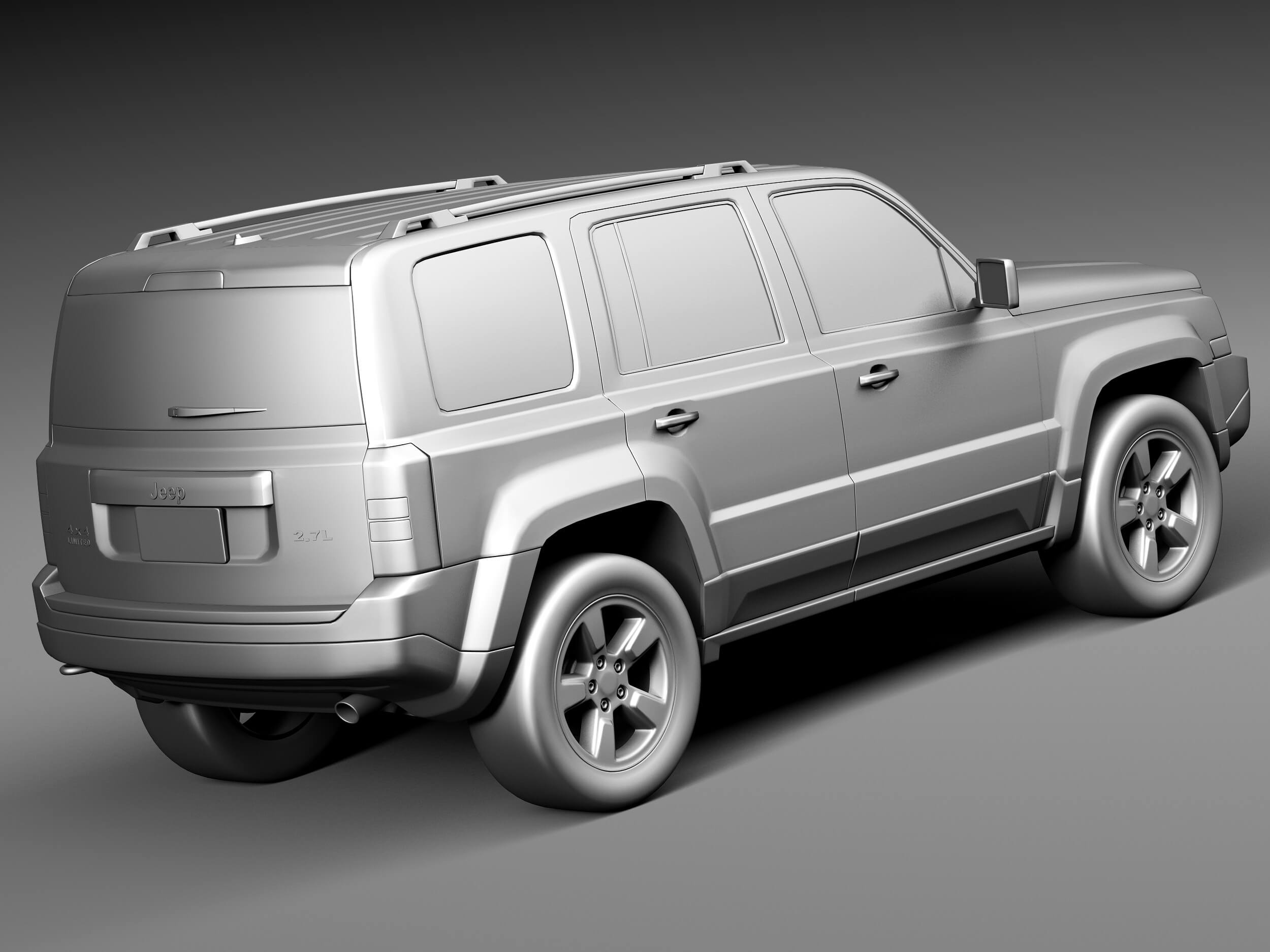 Jeep Patriot 2014 3D Model by SQUIR