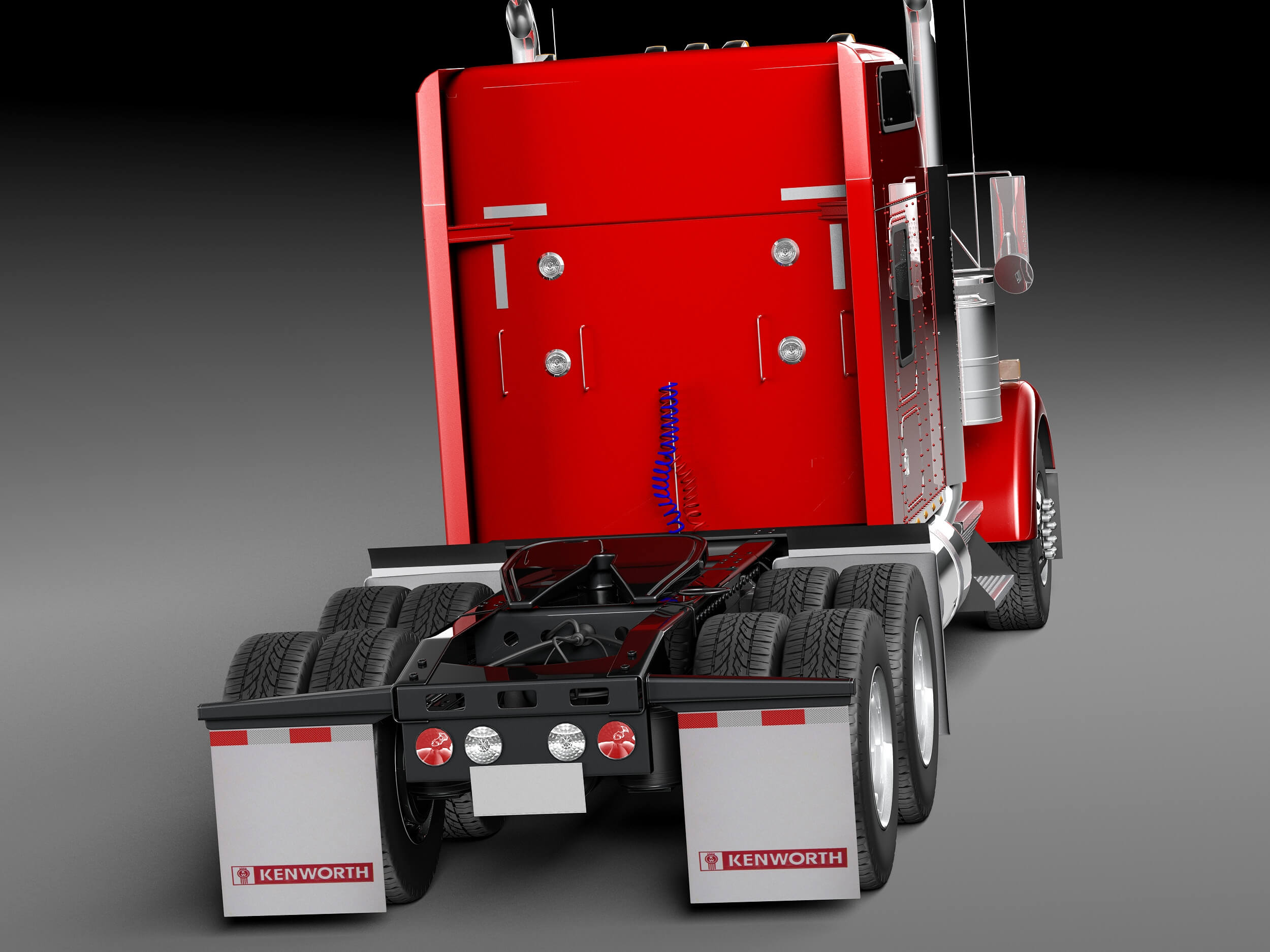 Kenworth W900 Sleeper Cab 2014 - 3D Model by SQUIR