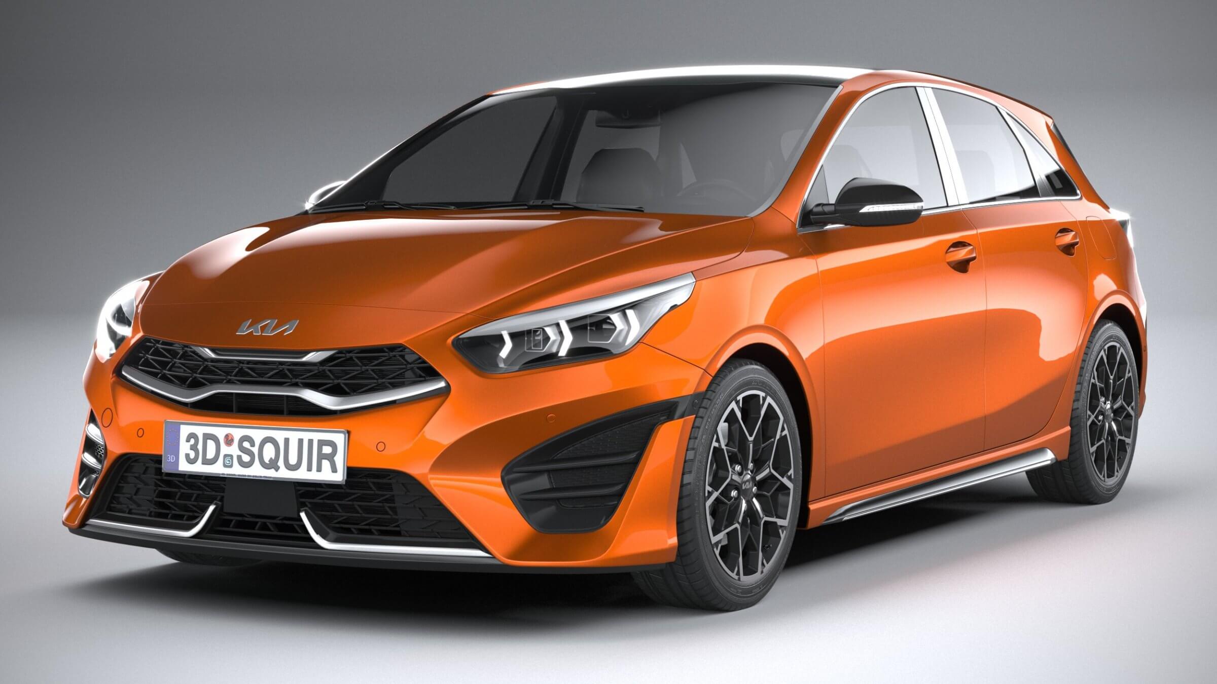 Kia Ceed GTLine 2022 3D Model by SQUIR
