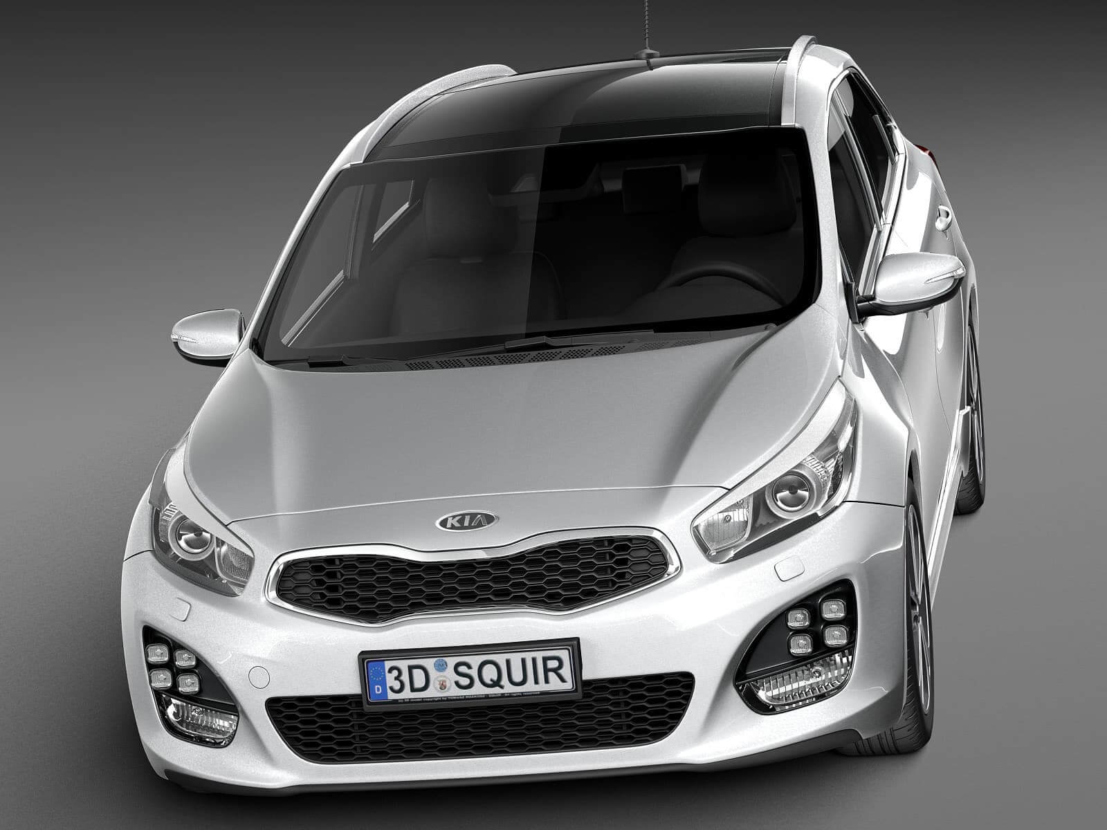 Kia Ceed Sw Gt Line 16 3d Model