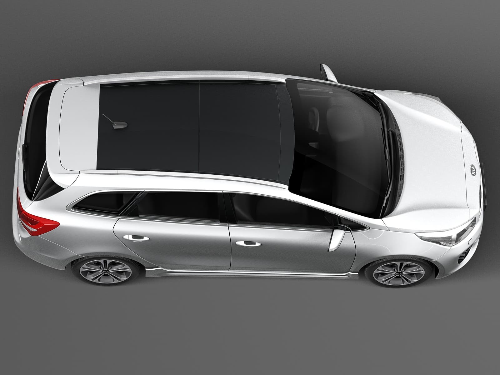 Kia Ceed Sw Gt Line 16 3d Model