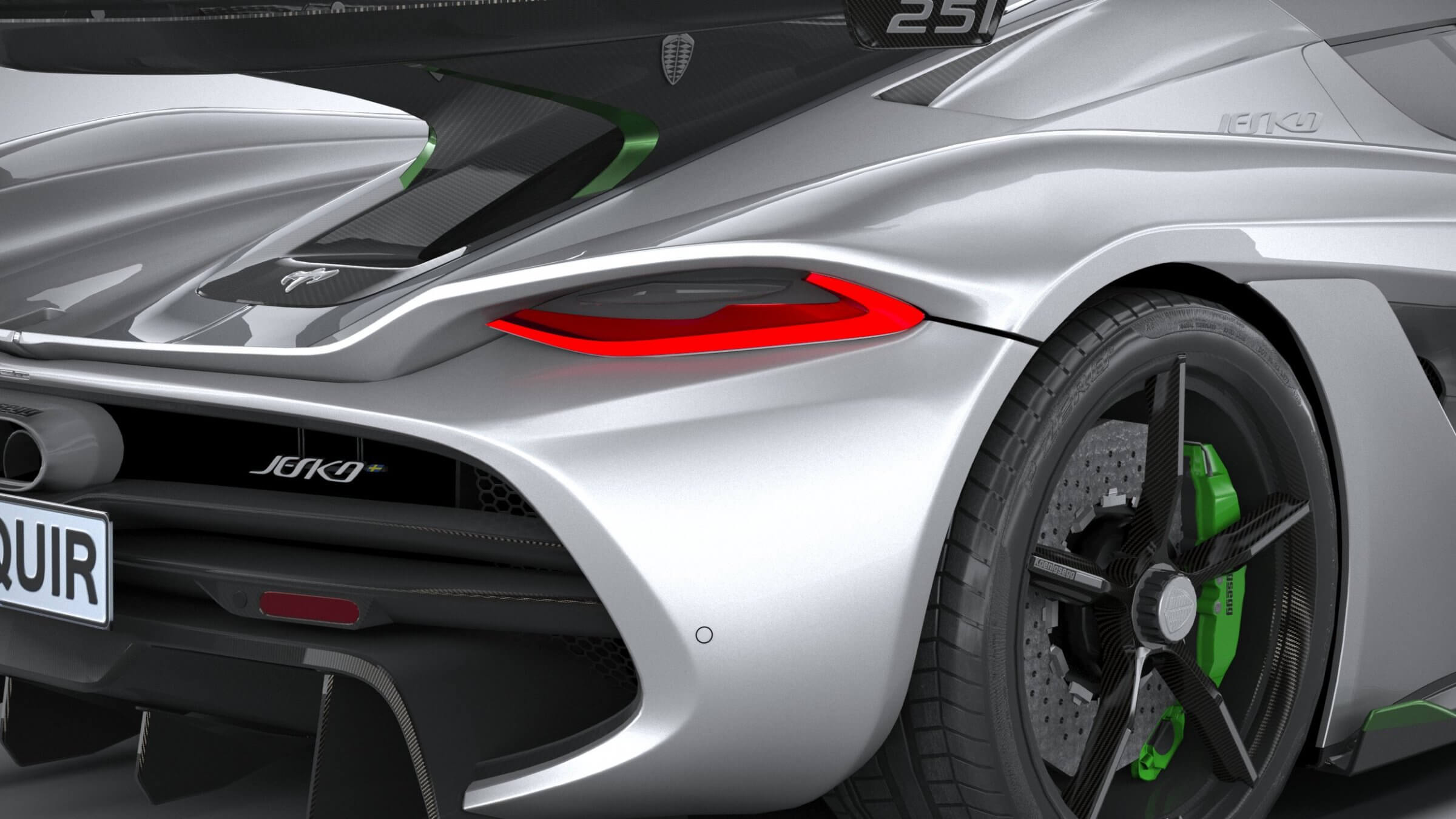 Koenigsegg Jesko чертеж