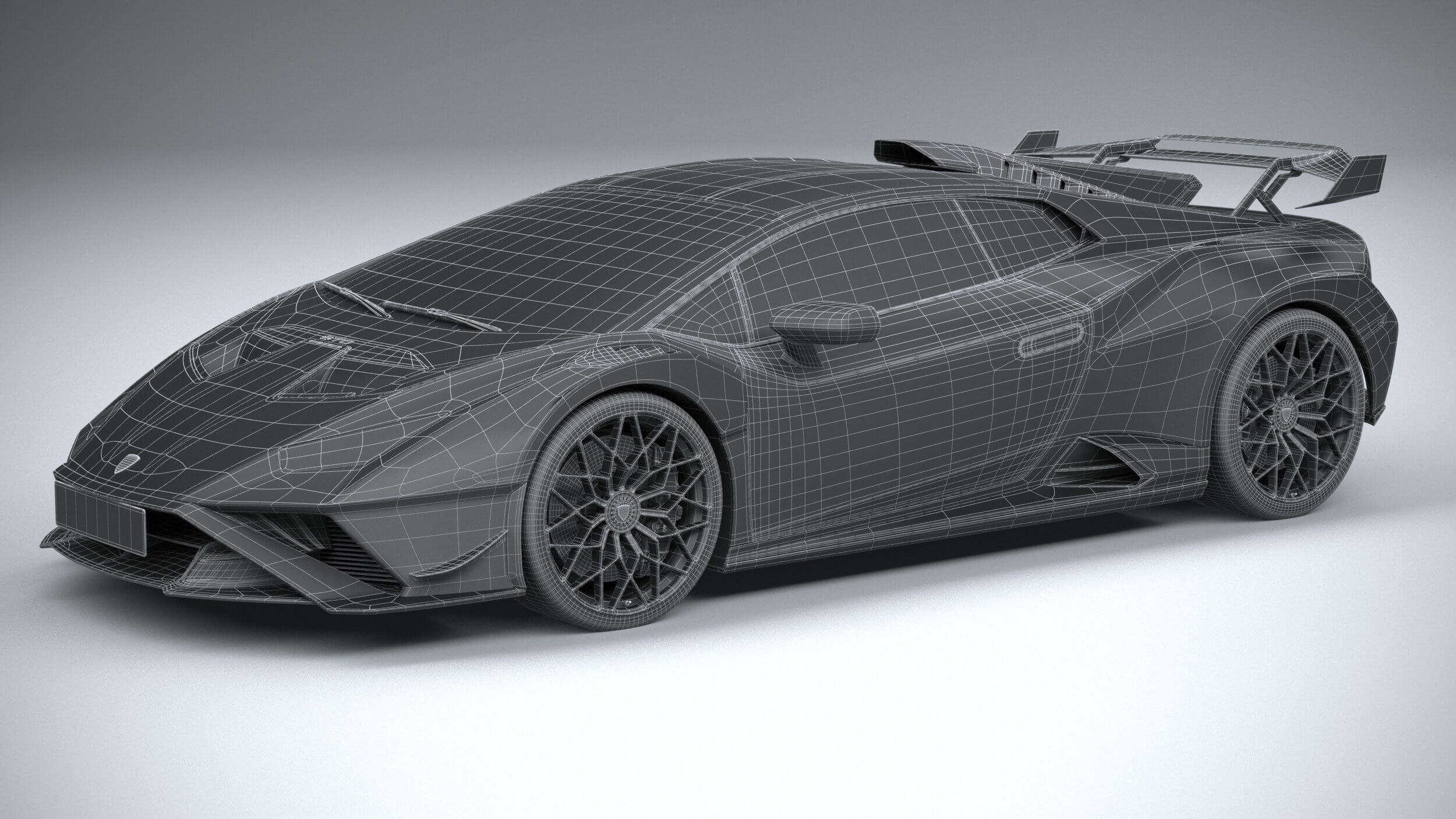 Lamborghini Huracan Sto SC 10 Anniversario 2023 - 3D Model by SQUIR