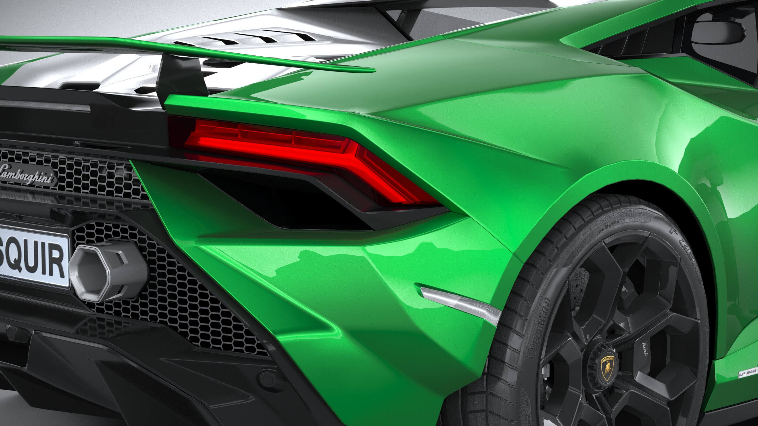 Lamborghini Huracan Tecnica 2023 - 3D Model by SQUIR