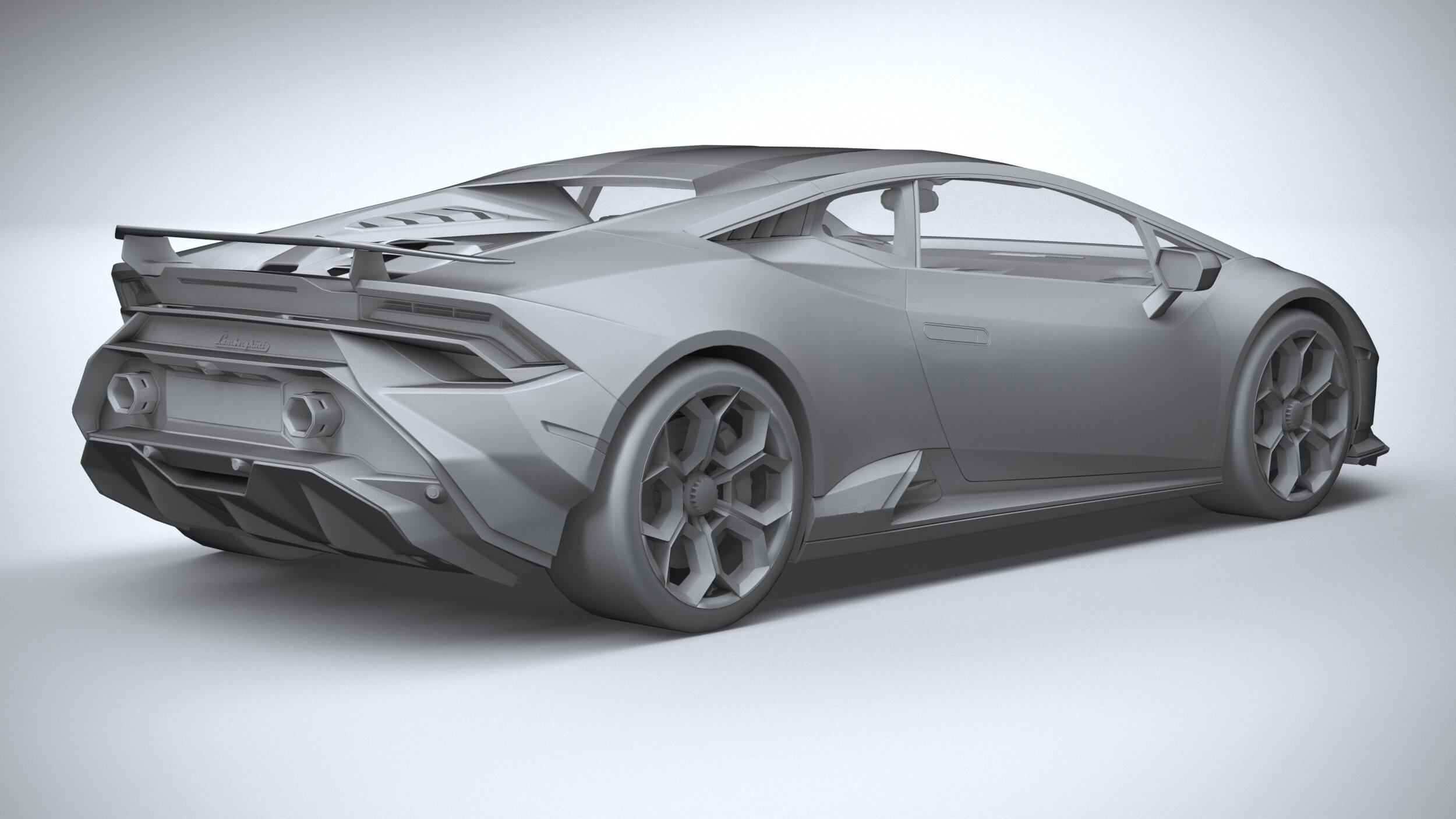 Lamborghini Huracan Tecnica 2023 - 3D Model by SQUIR