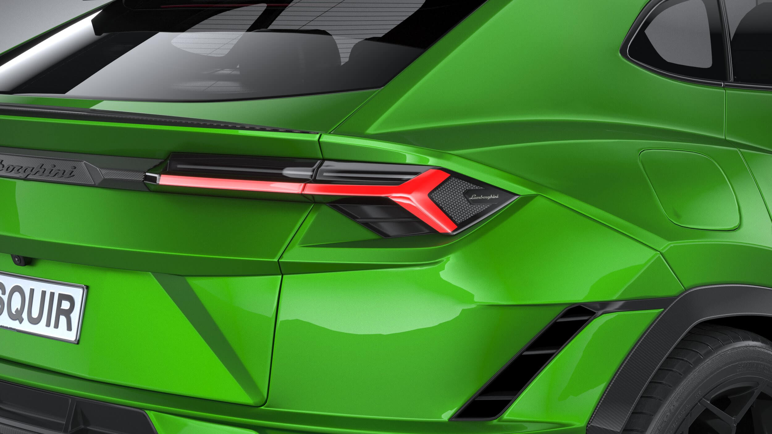 Lamborghini Urus бирюзовый