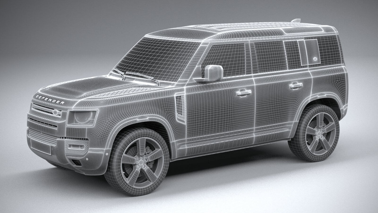 Land Rover Defender 110 2020 - 3D Model by SQUIR