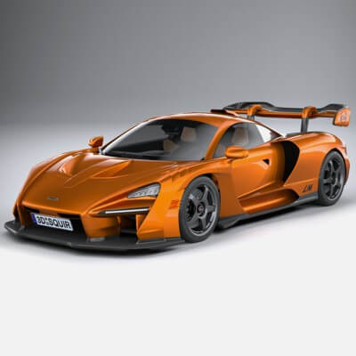 McLaren Senna LM 2021 - 3D Model by SQUIR