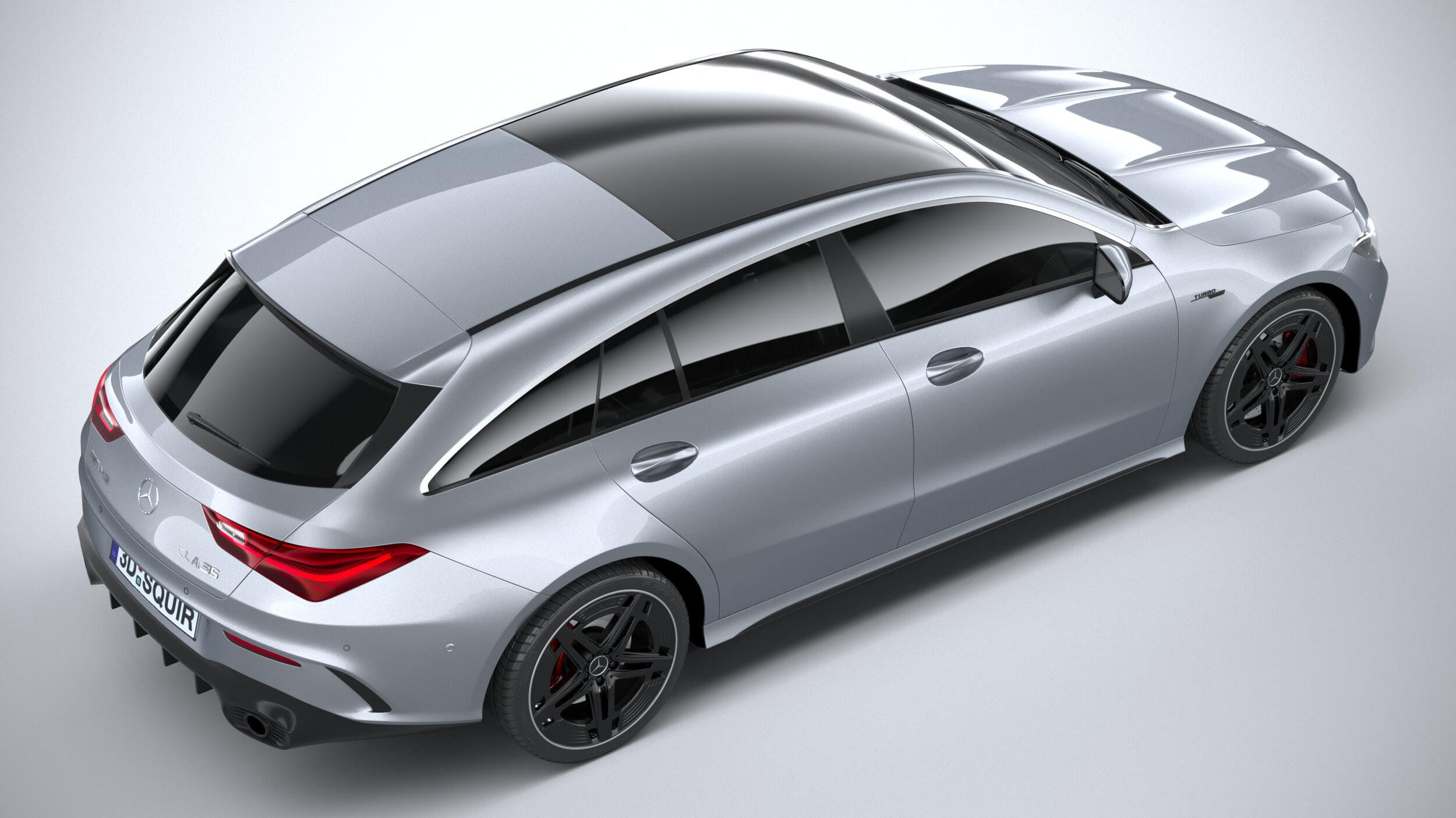 MercedesBenz CLA35 AMG Shooting Brake 2024 3D Model by SQUIR