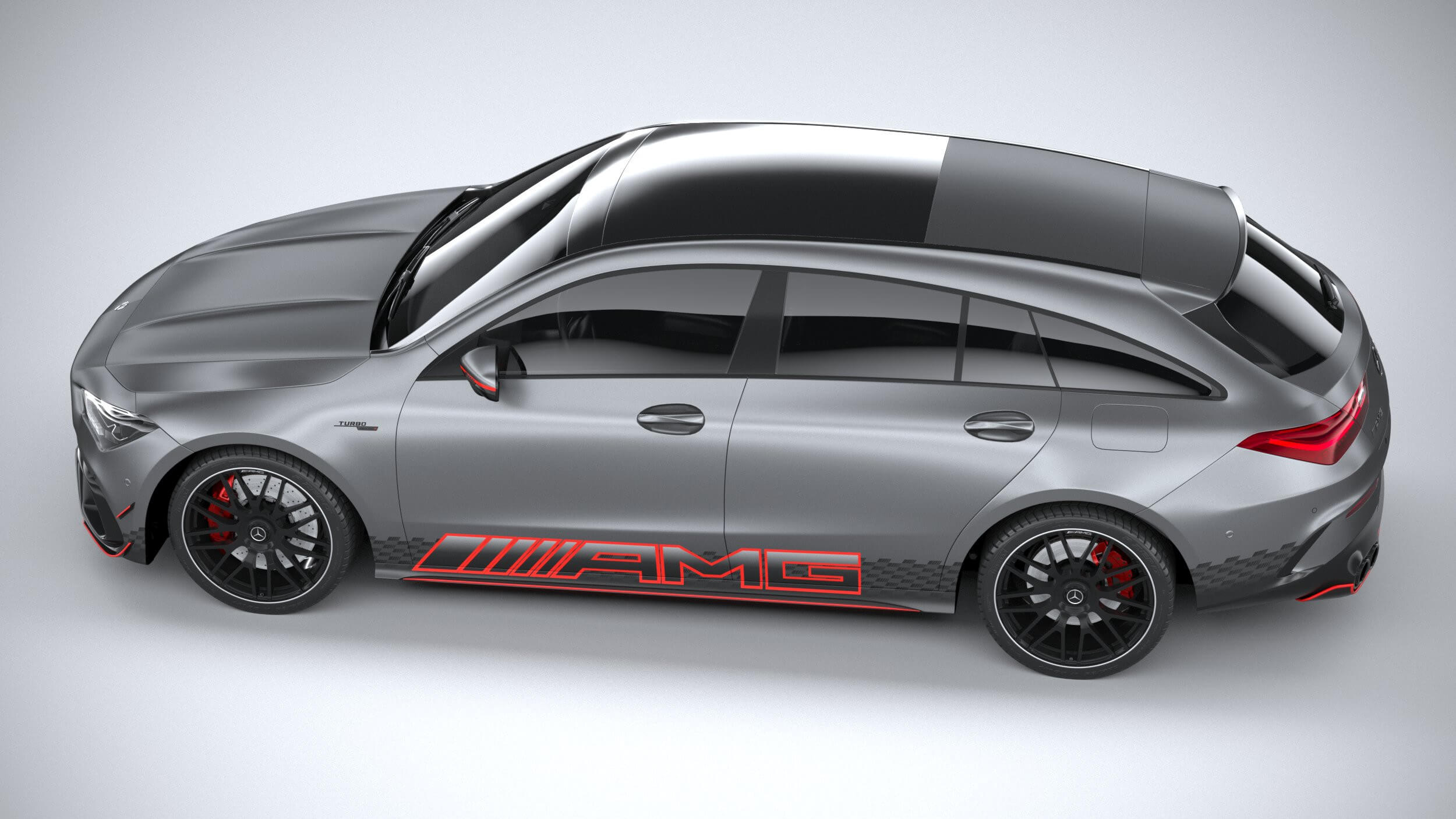 MercedesBenz CLA45 S AMG Shooting Brake 2024 3D Model by SQUIR