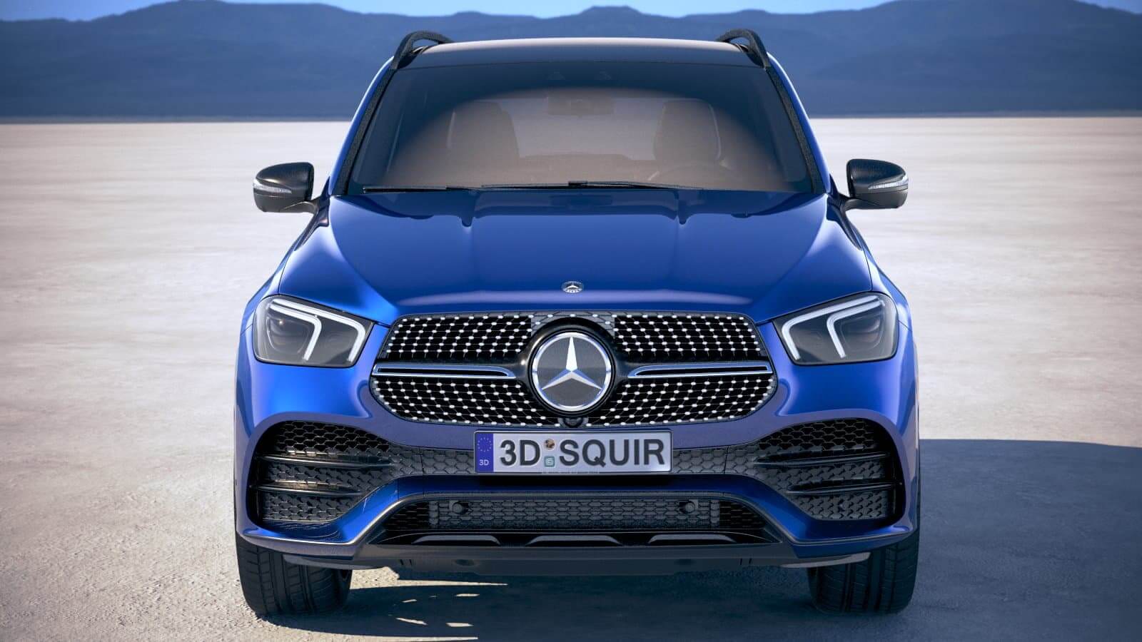 Mercedes Benz Gle Amg 2020 3d Model