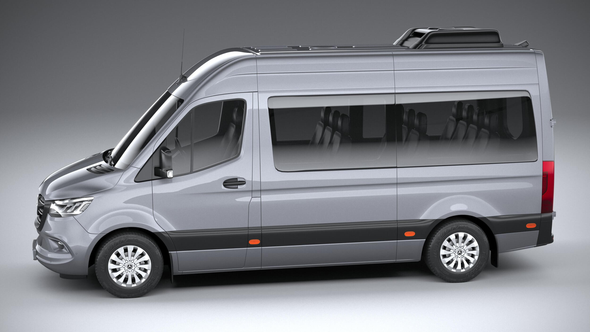 Mercedes-Benz Sprinter Passenger L2H2 2025 3D Model by SQUIR