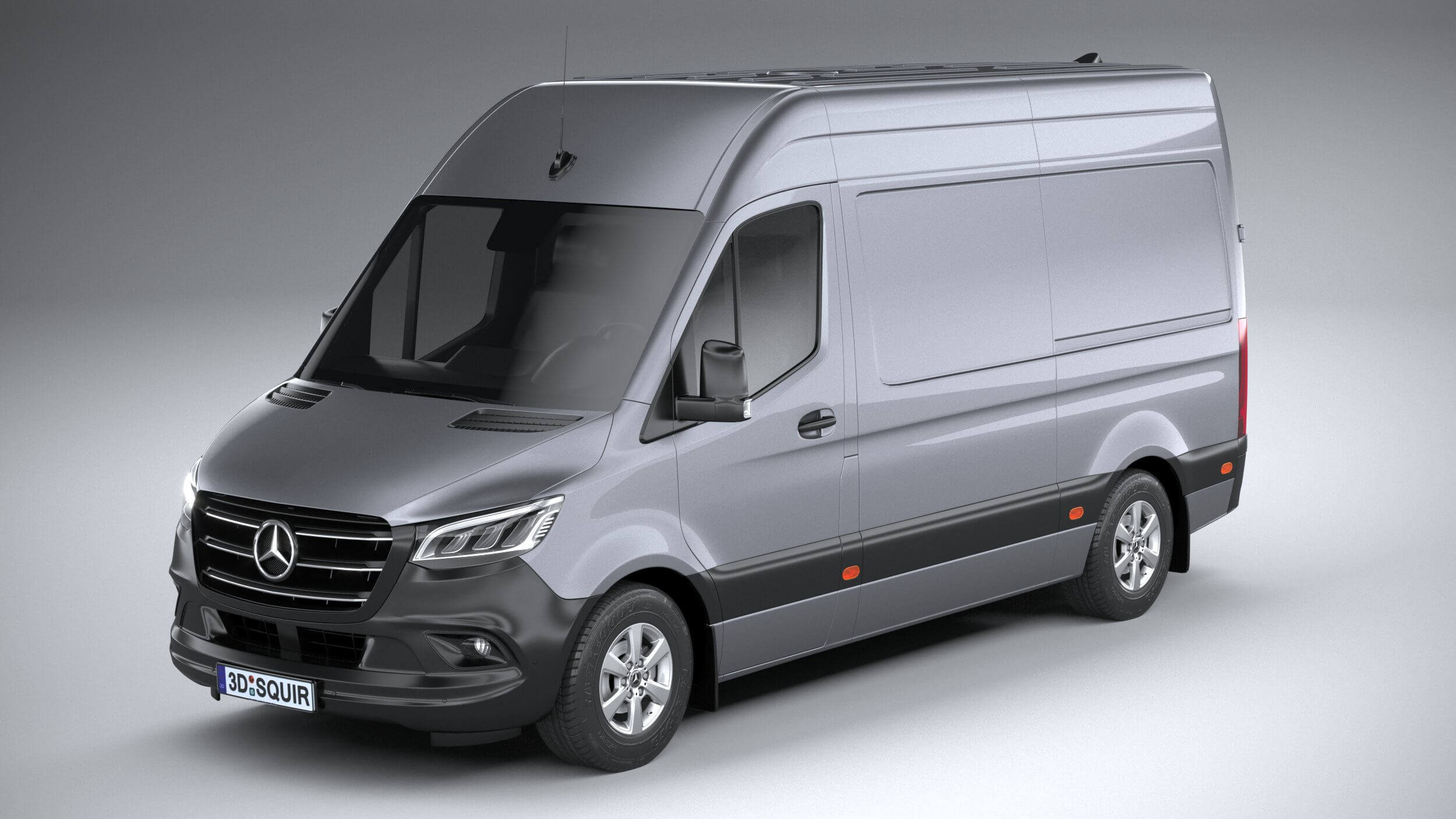 Mercedes-Benz Sprinter Van Standard 2025 3D Model by SQUIR