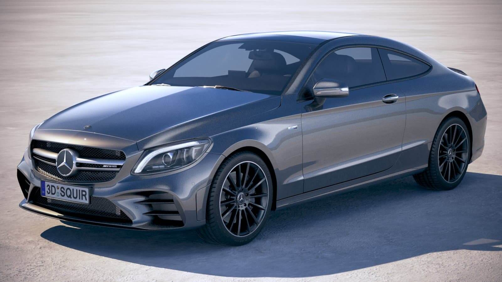 Mercedes C Class Amg Coupe 19 3d Model