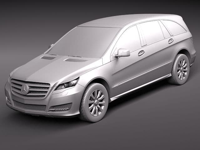 Mercedes R Class 2011 - 3D Model by SQUIR