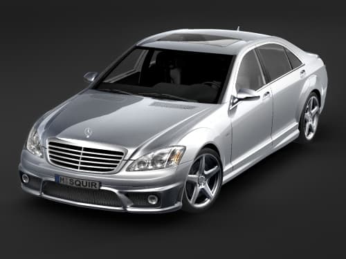 Mercedes S65 Amg 06 3d Model