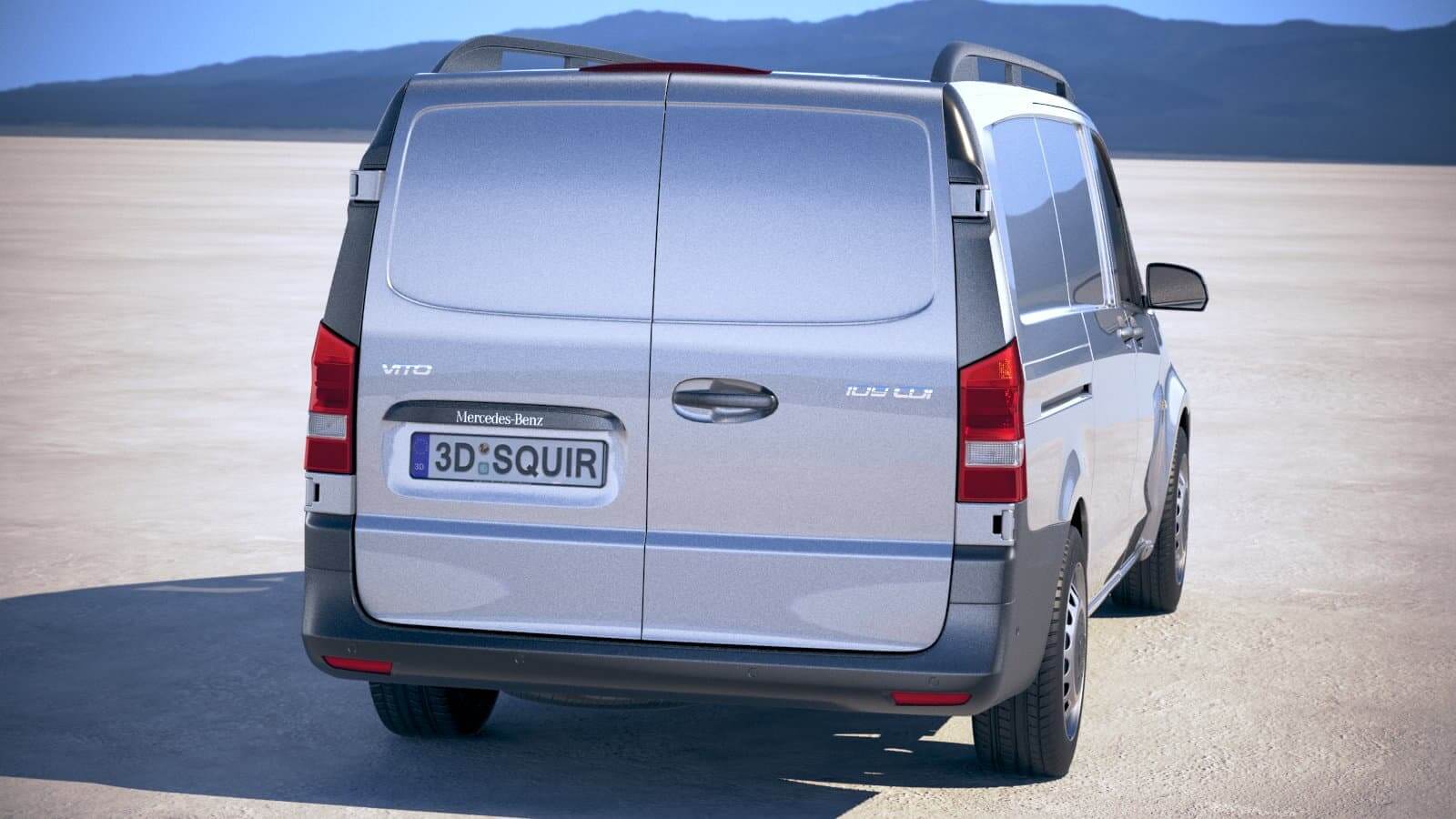 Mercedes Vito Short 2018 3D Model by SQUIR