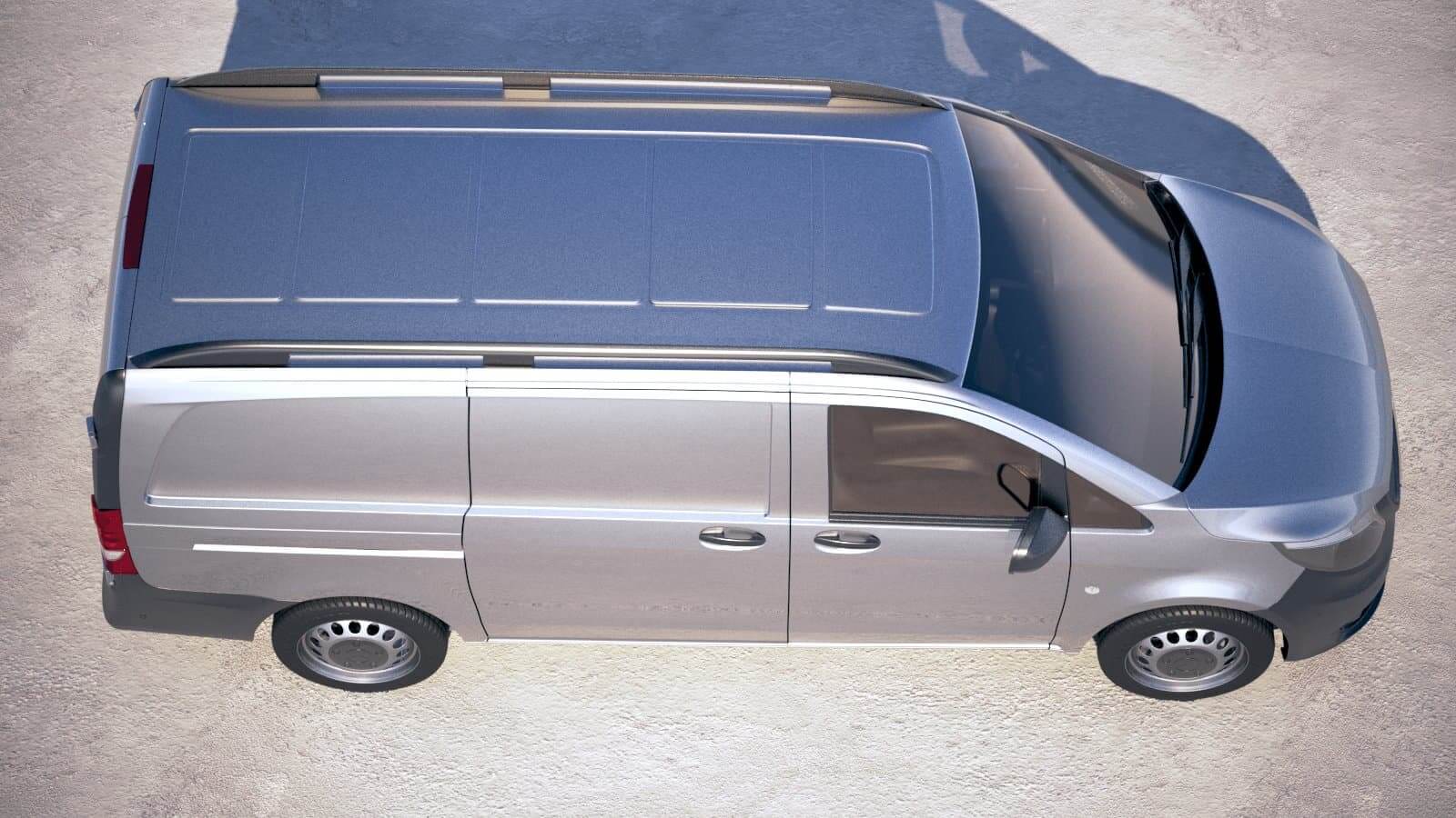 Mercedes Vito Short 2018 3D Model by SQUIR