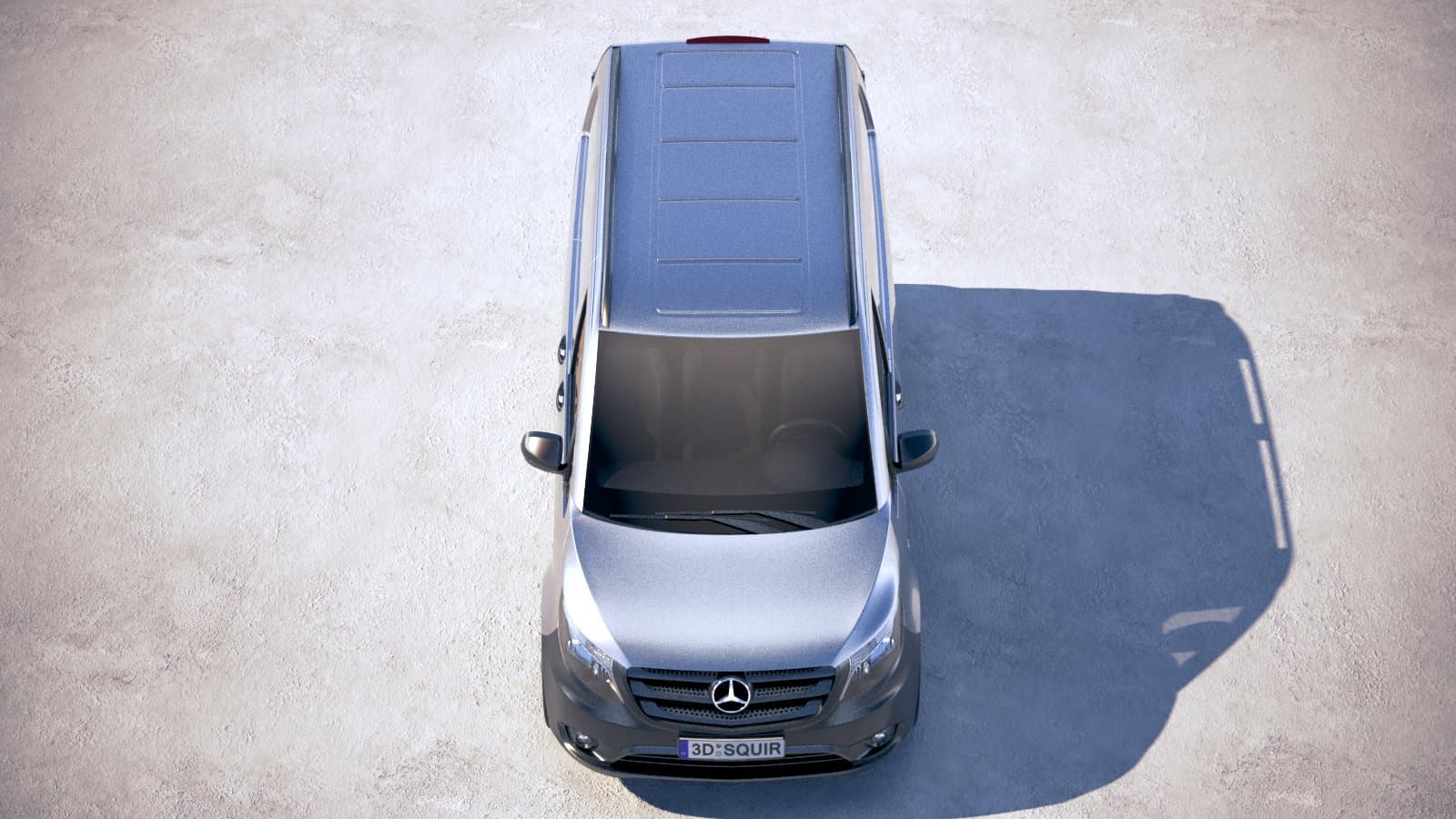 Mercedes Vito Short 2018 3D Model by SQUIR