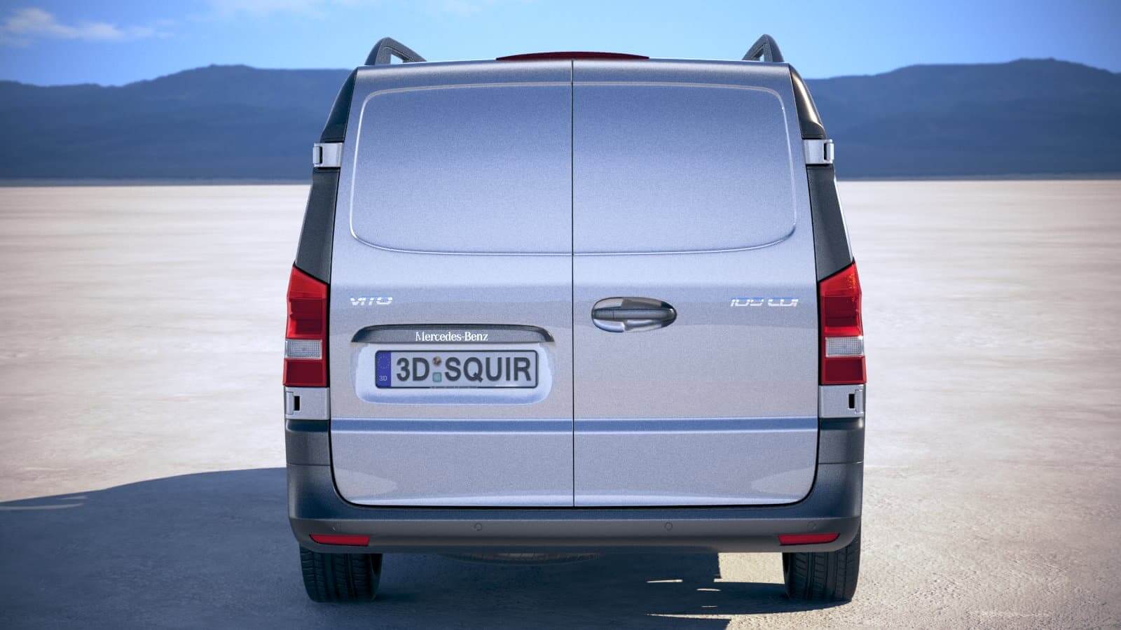 Mercedes Vito Short 2018 3D Model by SQUIR