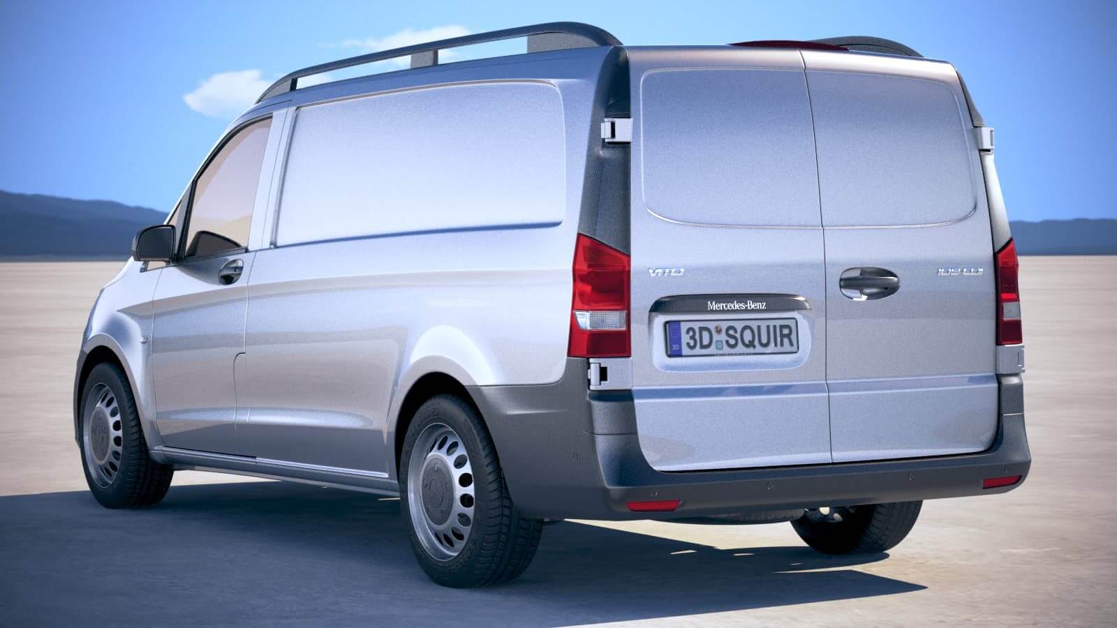 Mercedes Vito Short 2018 3D Model by SQUIR