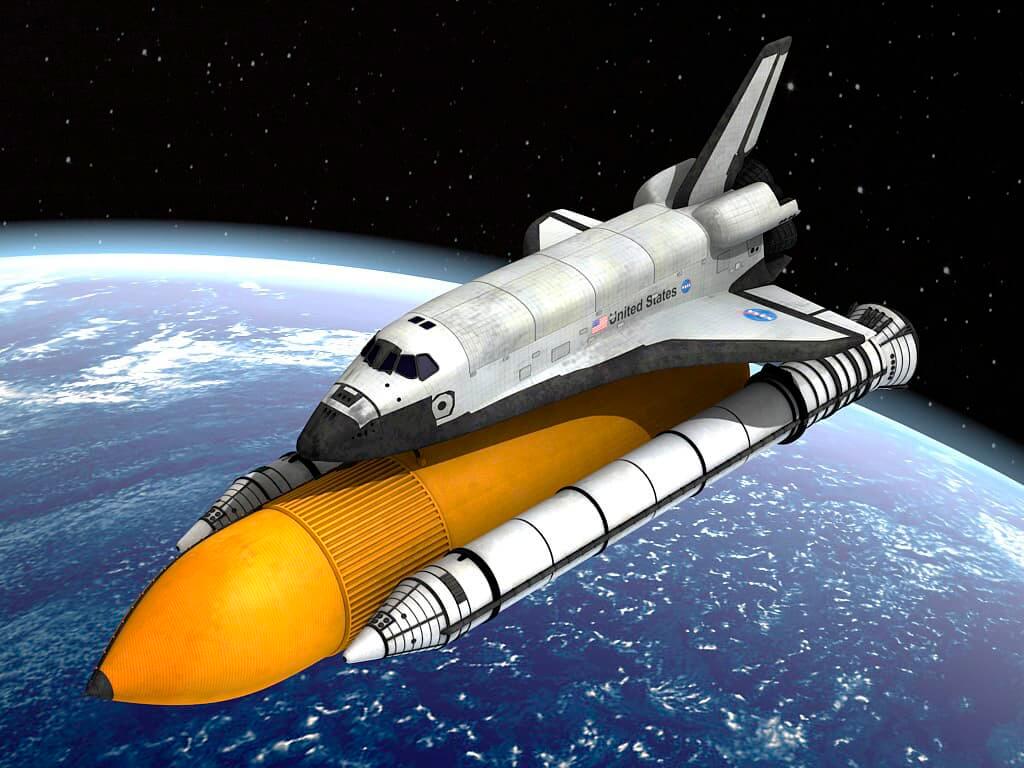 NASA Discovery Space Shuttle 3D Model by SQUIR