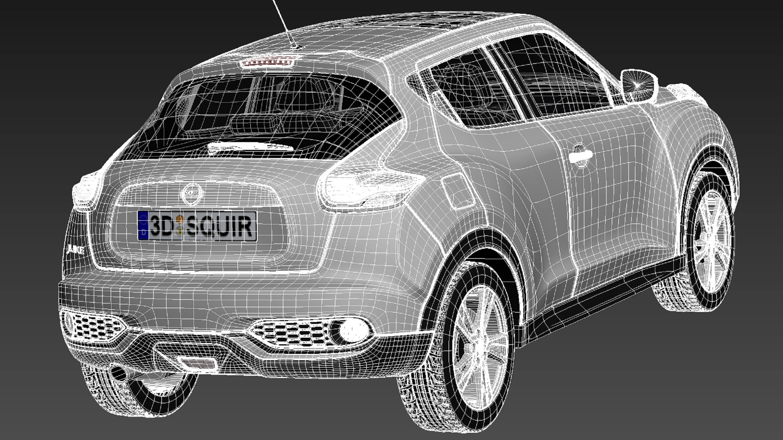 Nissan Juke 2015 - 3D Model by SQUIR