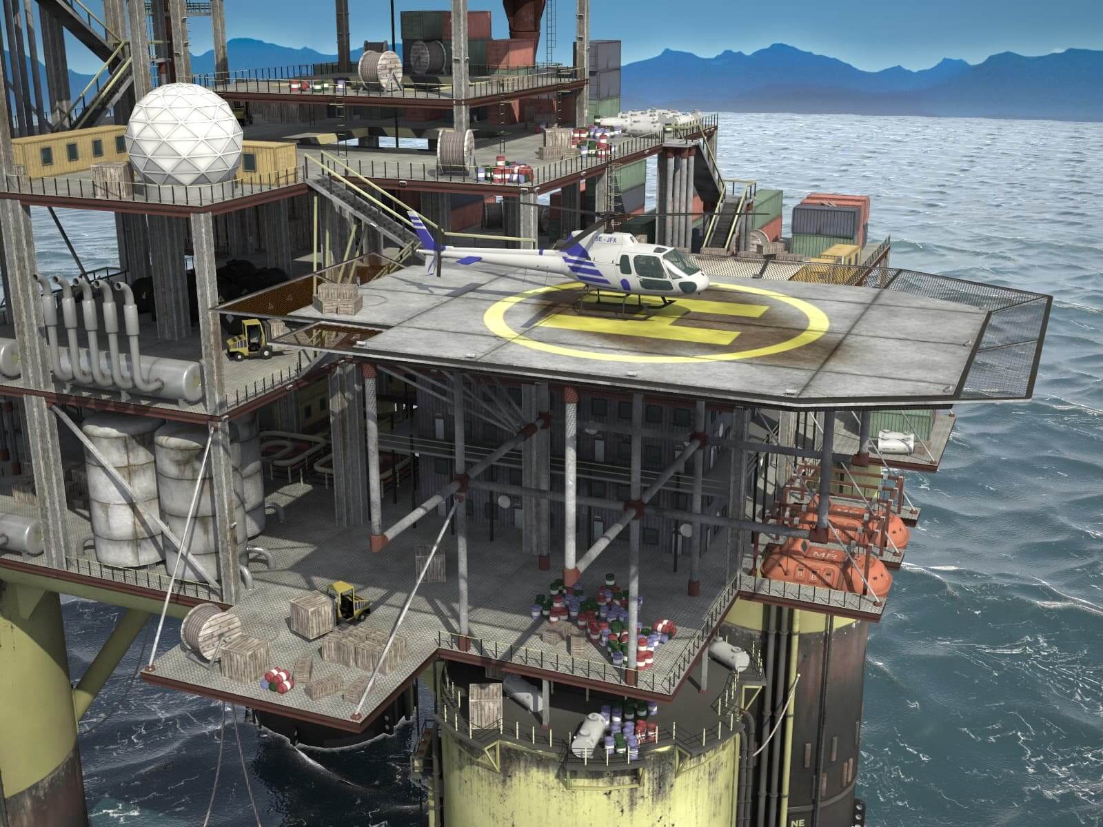 Монитор jet 1 d89 3в модель буровая. Rigs 3. Нефтяная вышка 3d. Нефтяная вышка на воде. Rigs 3.