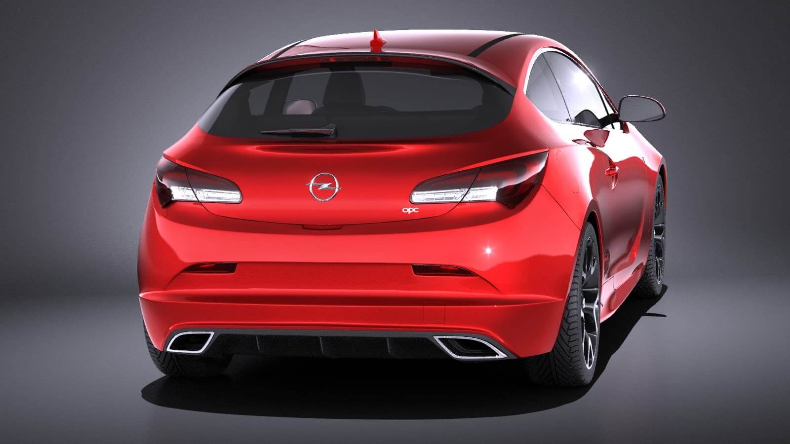 Opel Astra OPC 2015 (V-Ray) 3D Model by SQUIR