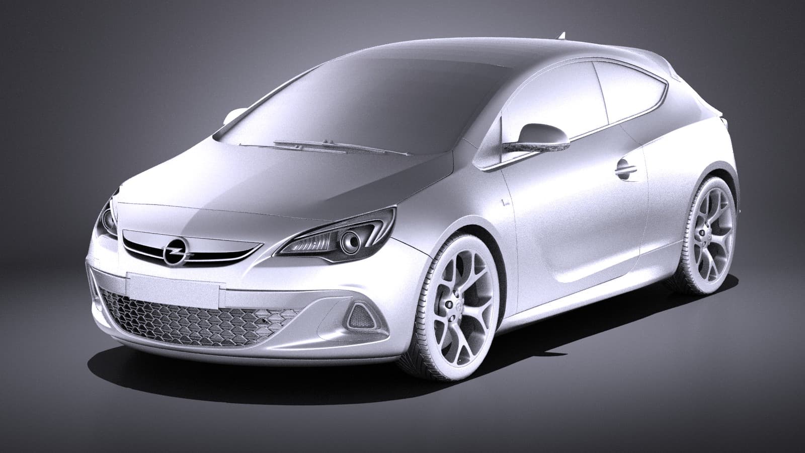 Opel Astra OPC 2015 (V-Ray) 3D Model by SQUIR