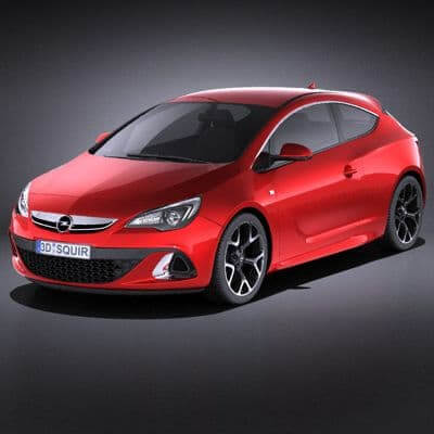 Opel Astra OPC 2015 (V-Ray) 3D Model by SQUIR