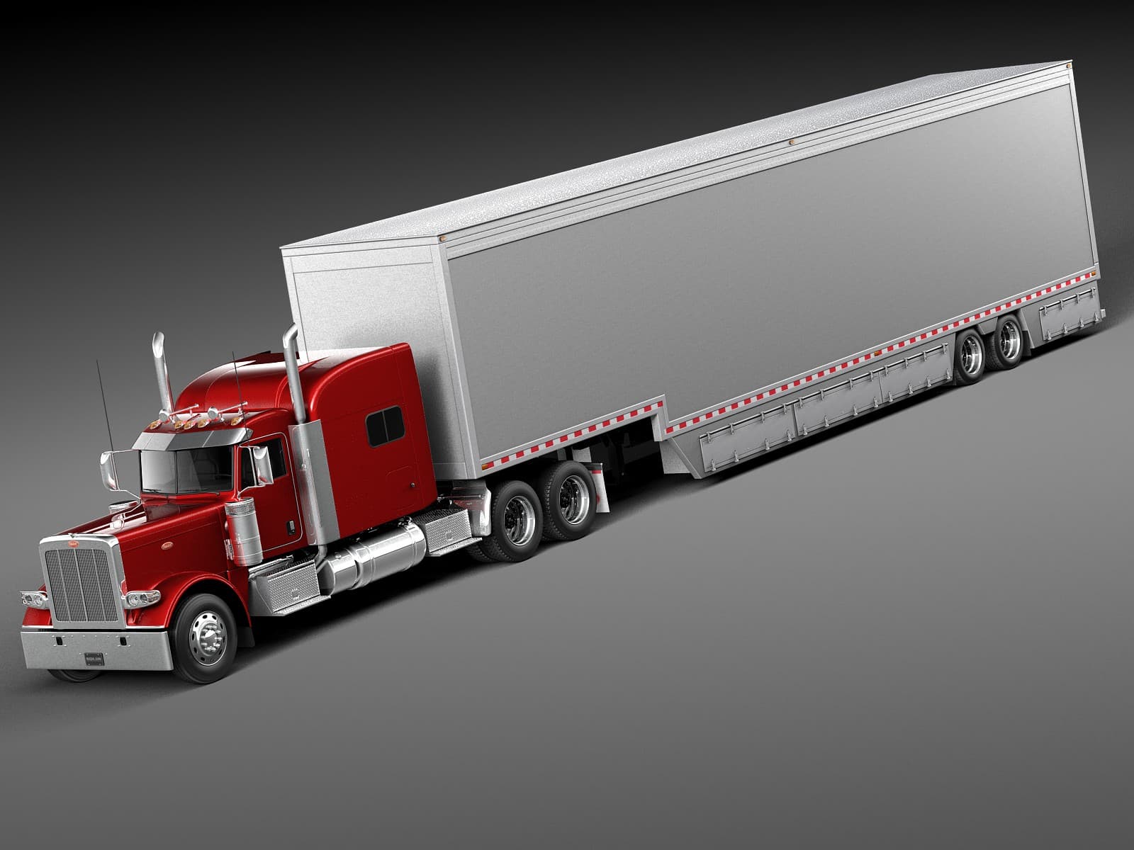 Kenworth w900 с прицепом