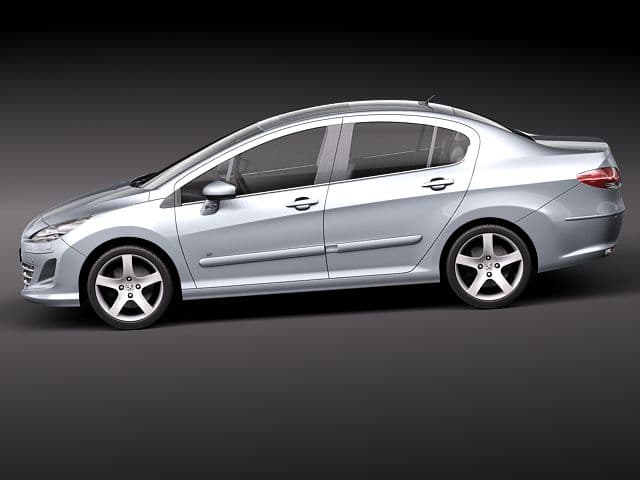 Peugeot 408 2011 - 3D Model by SQUIR