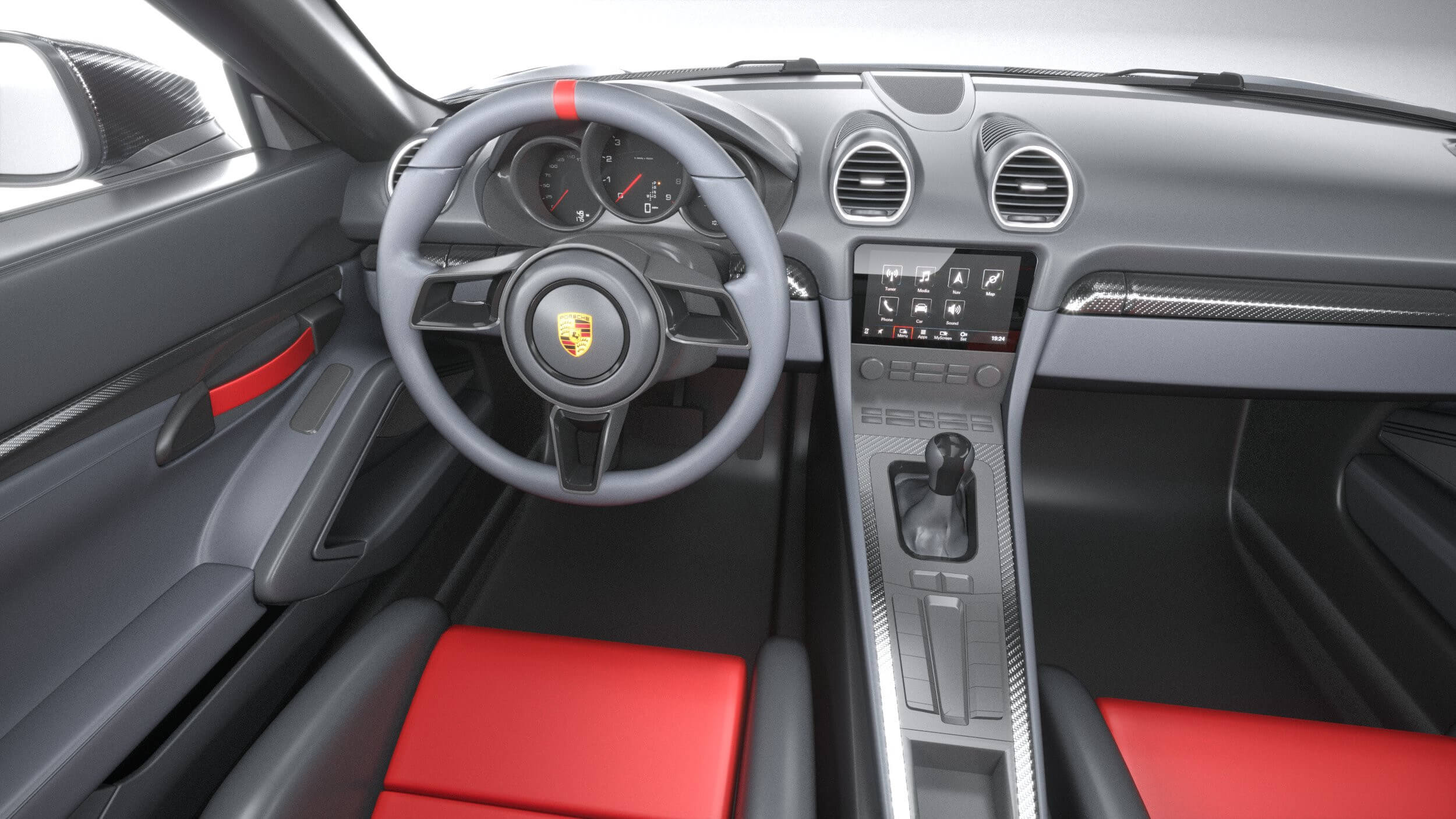 Porsche 718 Boxster Spyder RS 2024 3D Model by SQUIR